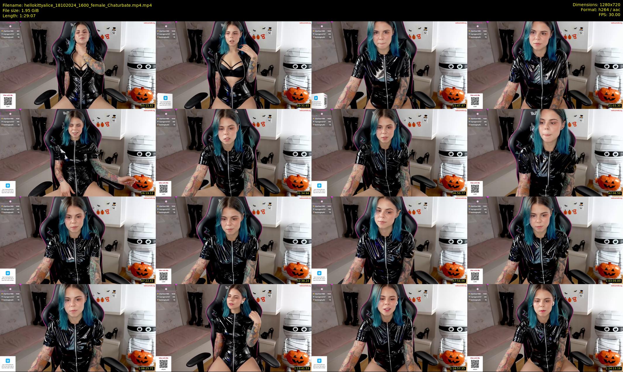 hellokittyalice — 90 minute Chaturbate female cam show recording, 720p, Oct 18, 2024