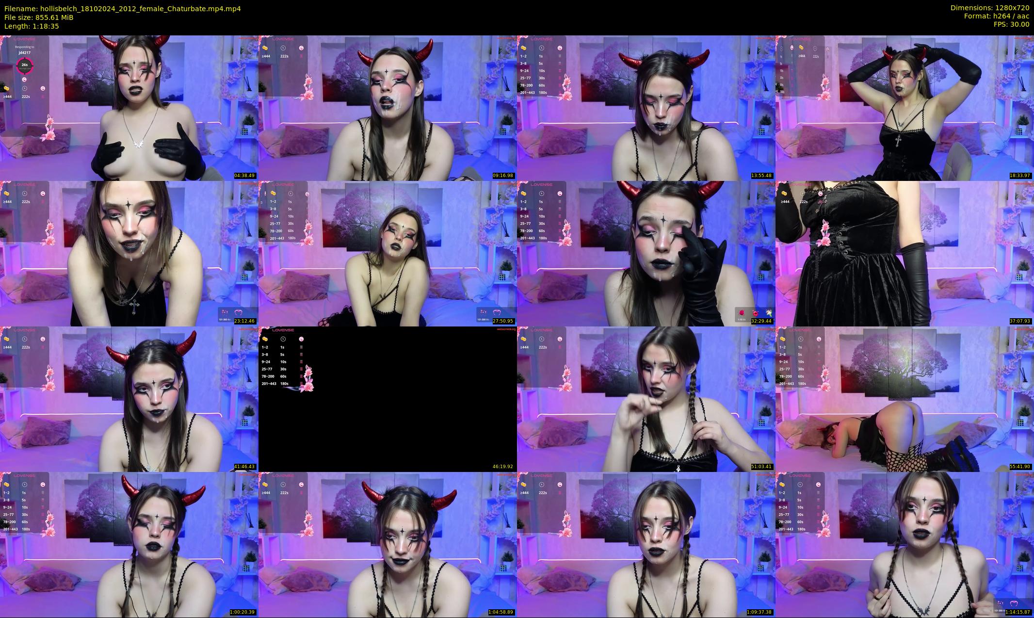 hollisbelch — 79 minute Chaturbate female cam show recording, 720p, Oct 18, 2024