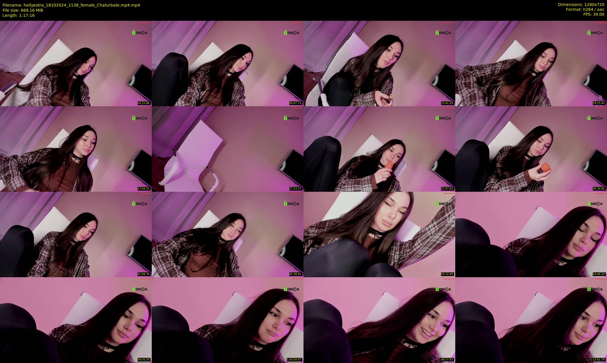 hollyextra — 78 minute Chaturbate female cam show recording, 720p, Oct 18, 2024