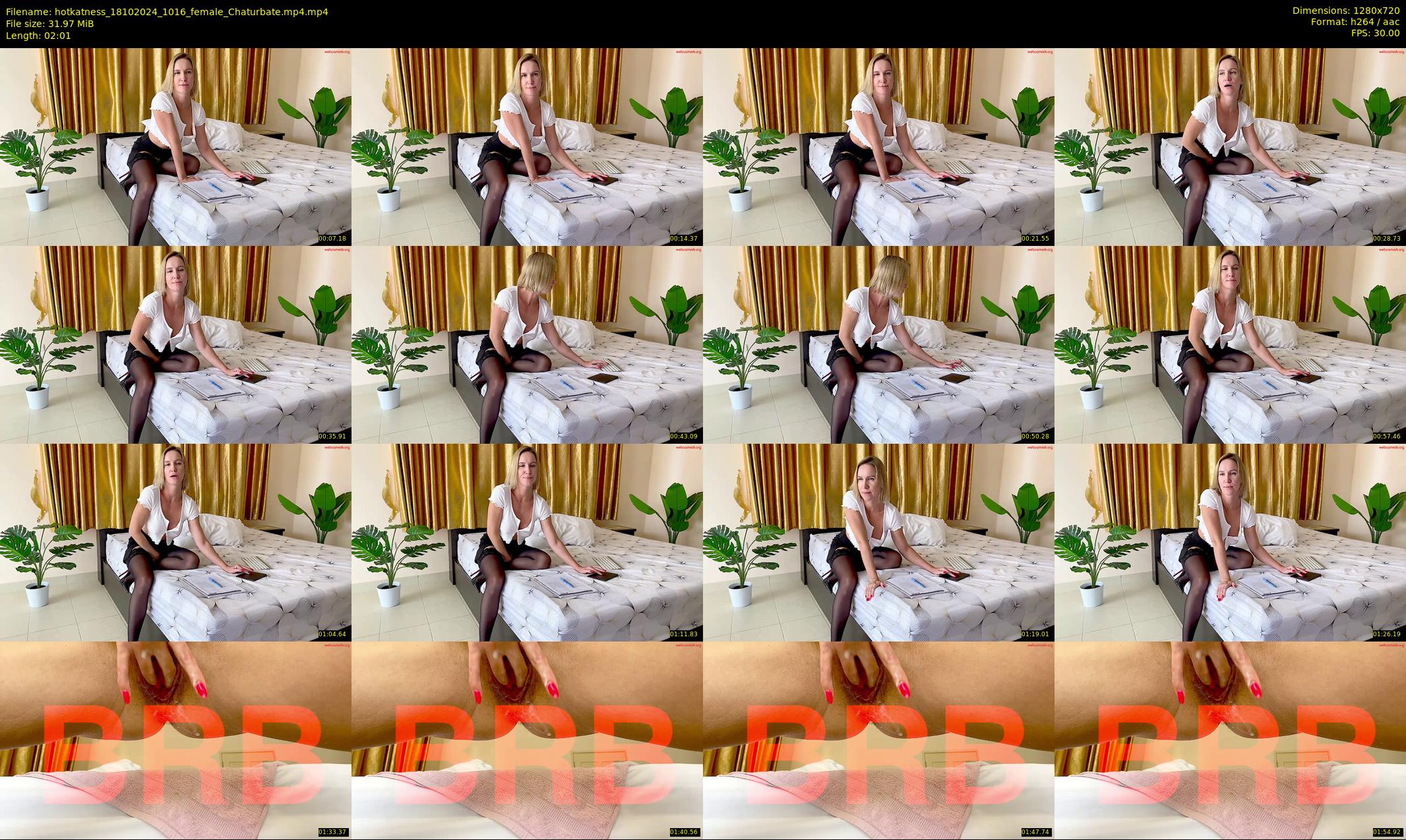 hotkatness — 3 minute Chaturbate female cam show recording, 720p, Oct 18, 2024