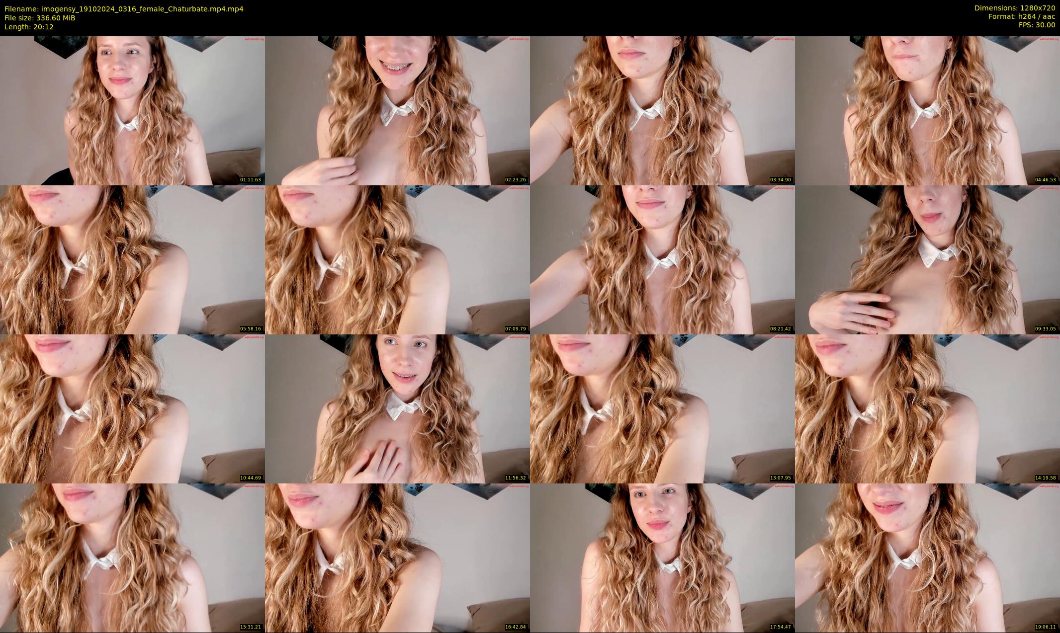 imogensy — 21 minute Chaturbate female cam show recording, 720p, Oct 19, 2024