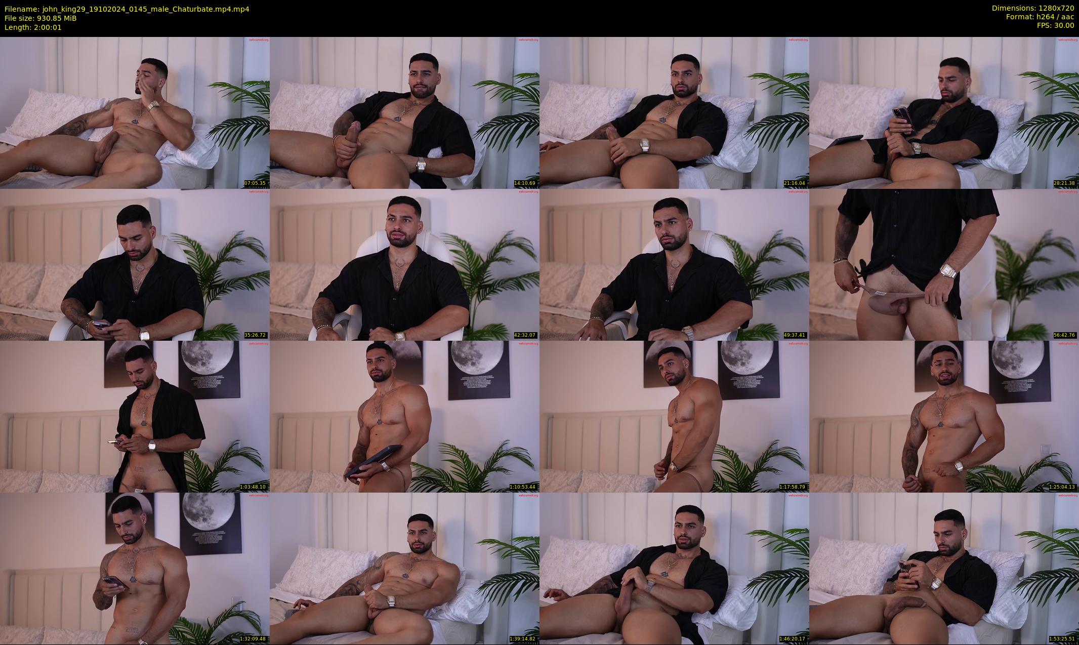 john_king29 — 121 minute Chaturbate male cam show recording, 720p, Oct 19, 2024