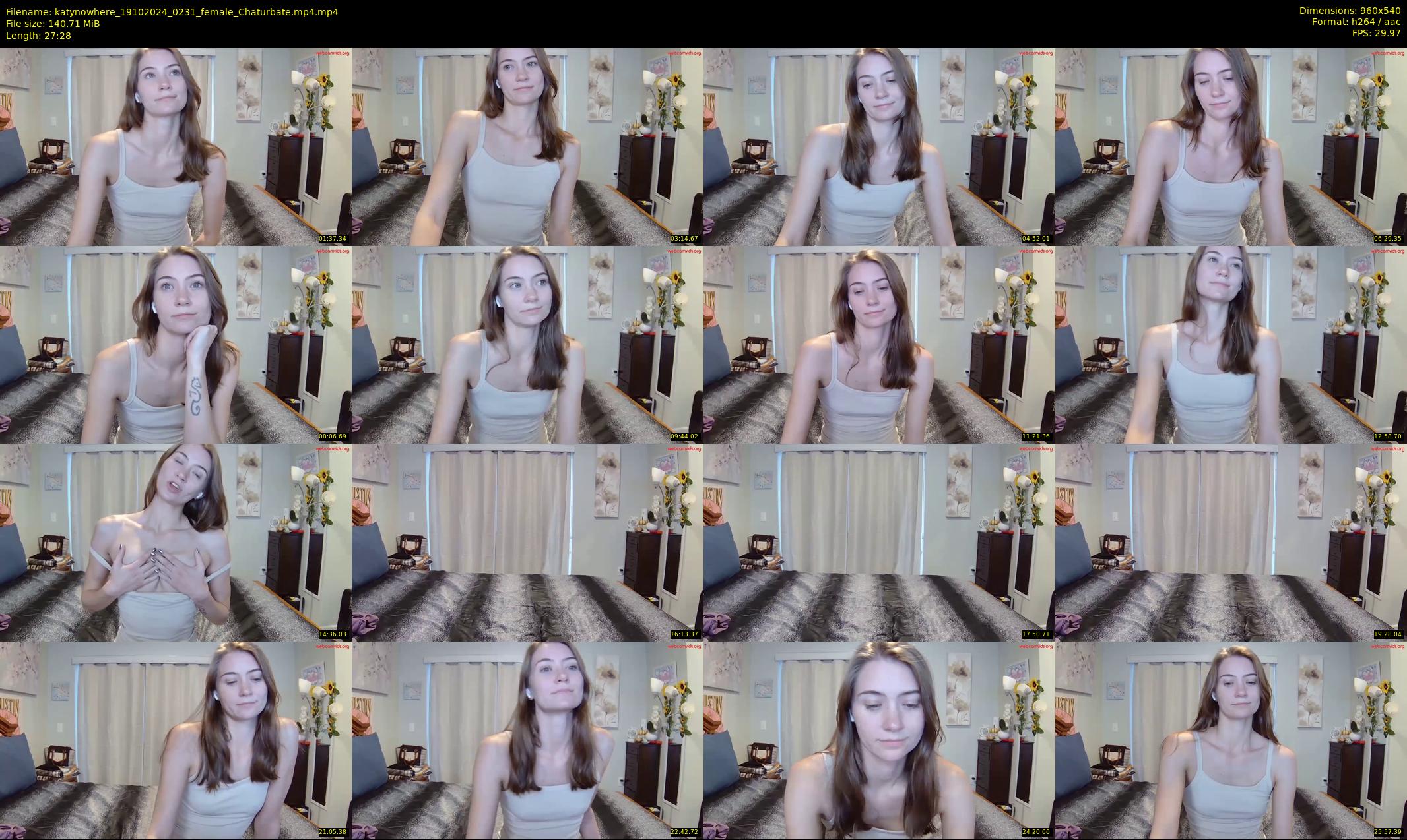 katynowhere — 28 minute Chaturbate female cam show recording, 480p, Oct 19, 2024