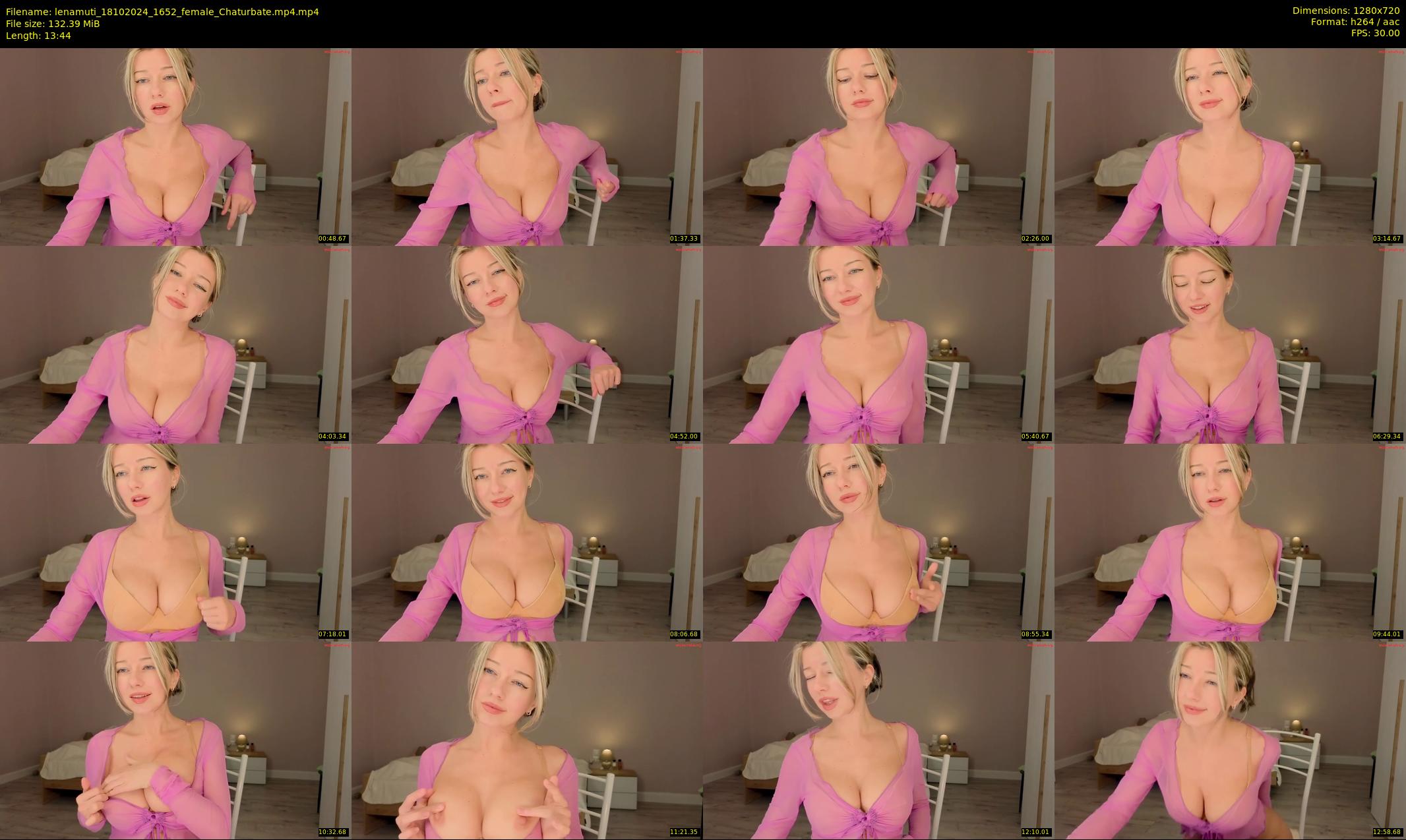 lenamuti — 14 minute Chaturbate female cam show recording, 720p, Oct 18, 2024