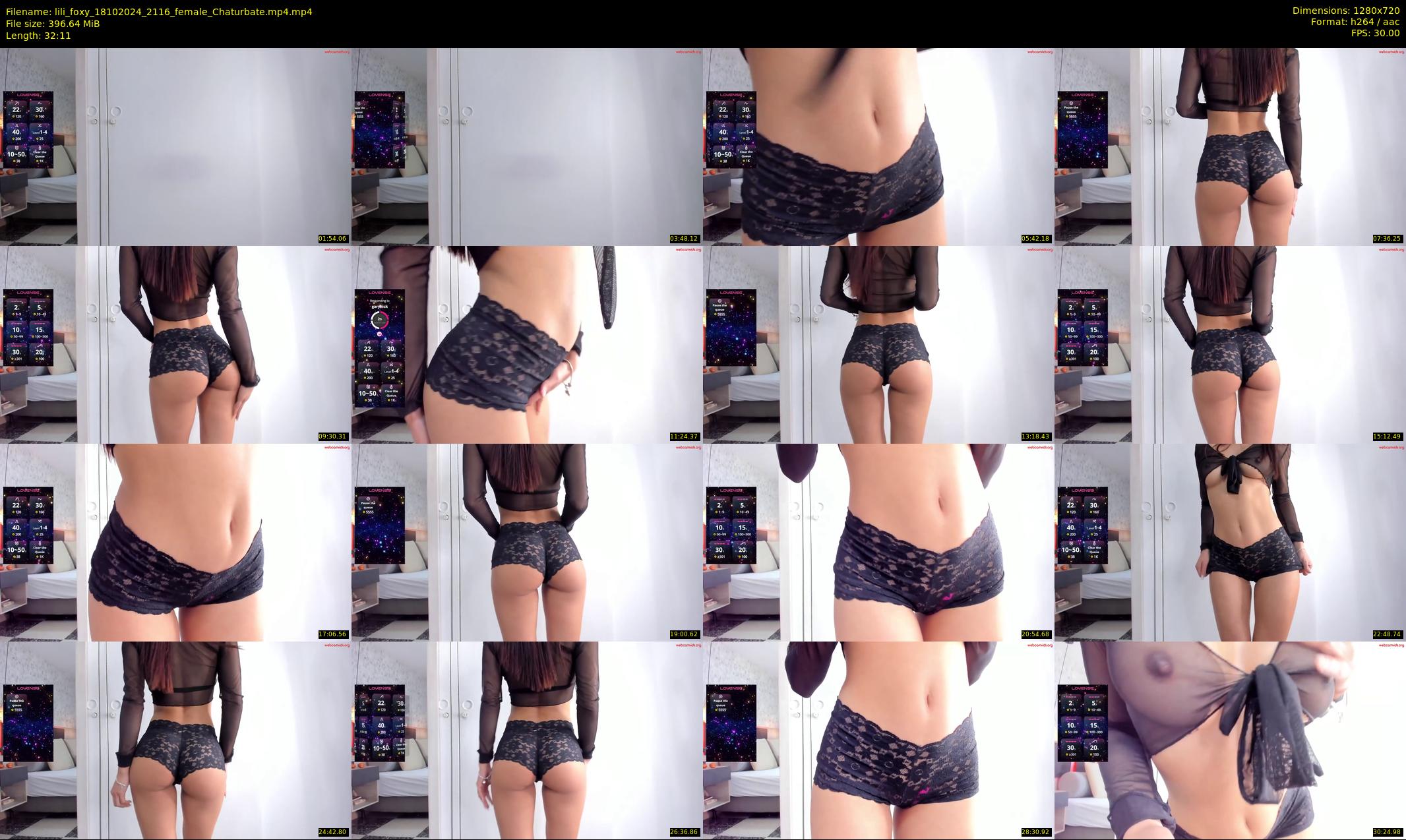 lili_foxy — 33 minute Chaturbate female cam show recording, 720p, Oct 18, 2024
