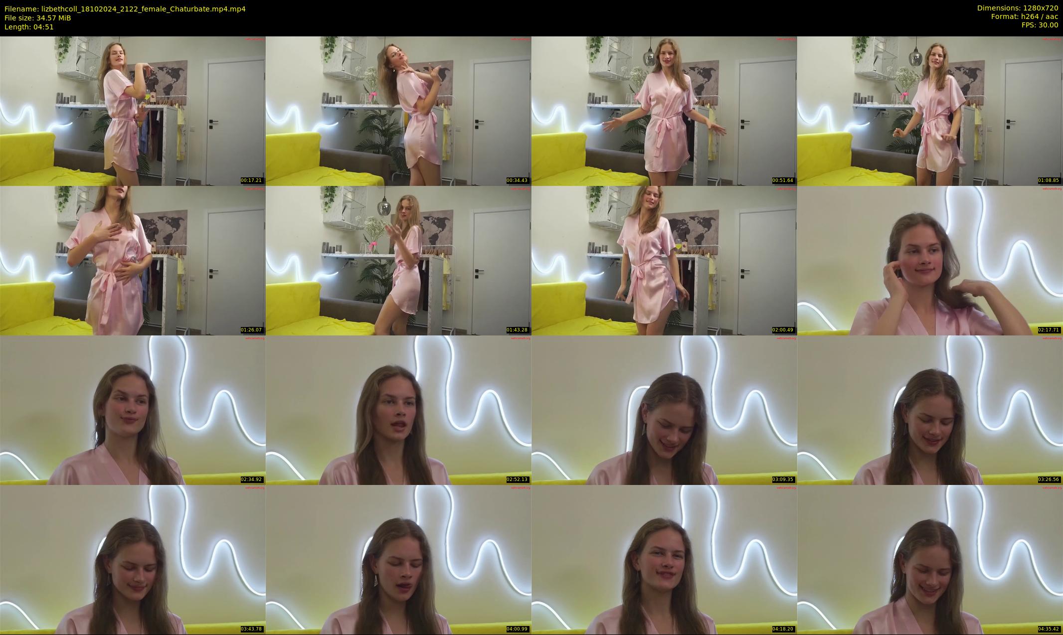 lizbethcoll — 5 minute Chaturbate female cam show recording, 720p, Oct 18, 2024