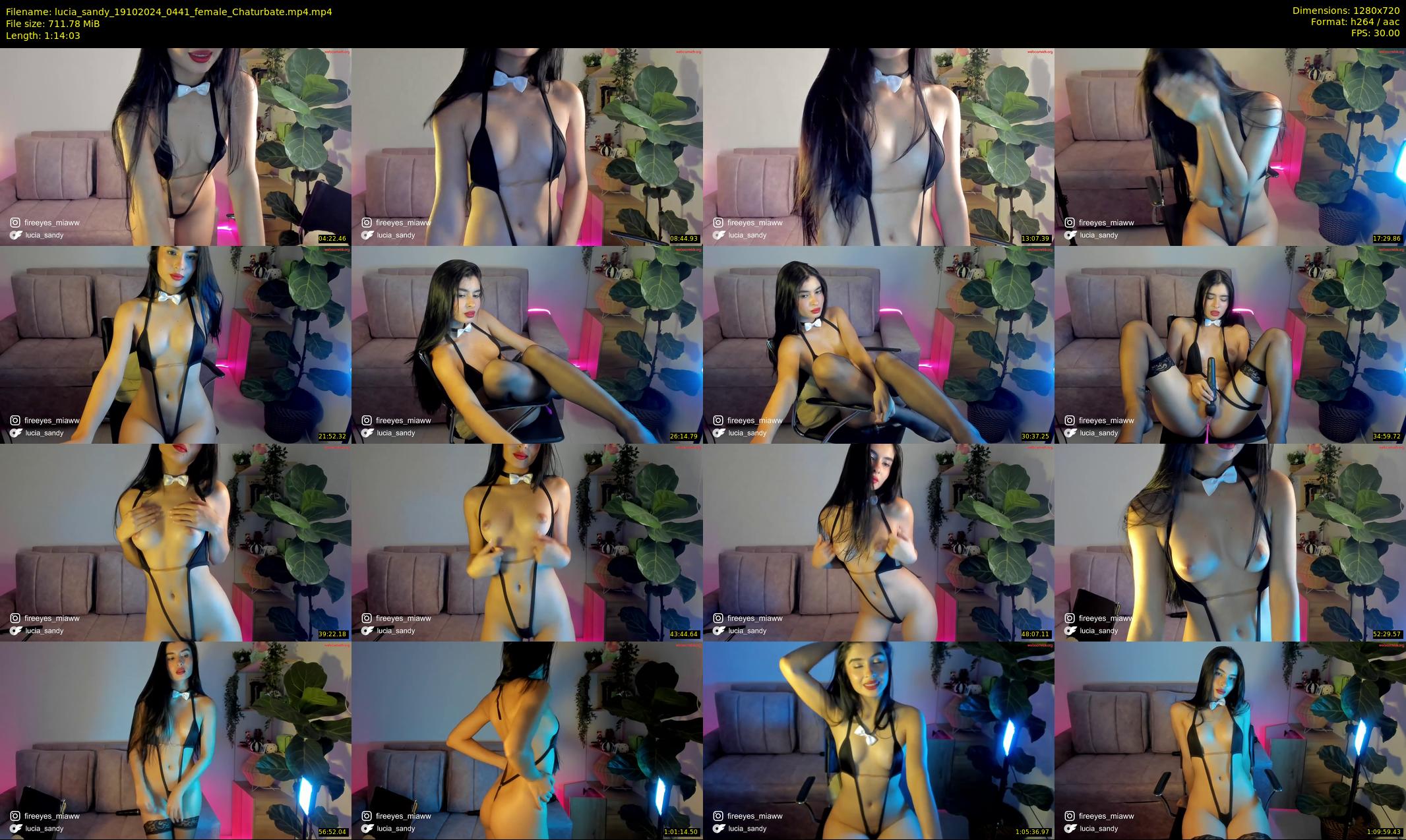 lucia_sandy — 75 minute Chaturbate female cam show recording, 720p, Oct 19, 2024