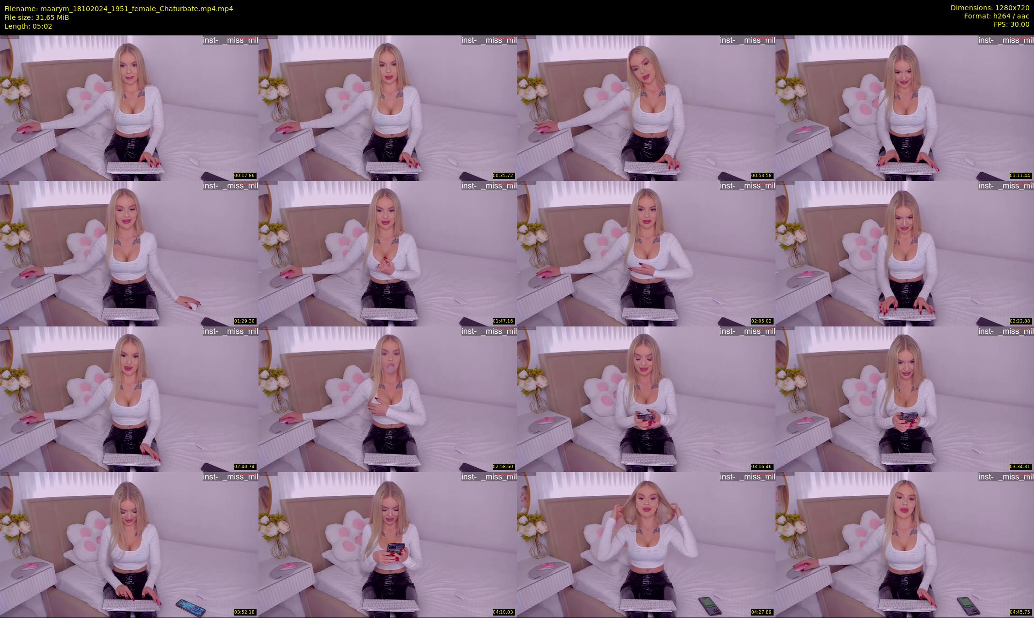 maarym — 6 minute Chaturbate couple cam show recording, 720p, Oct 18, 2024