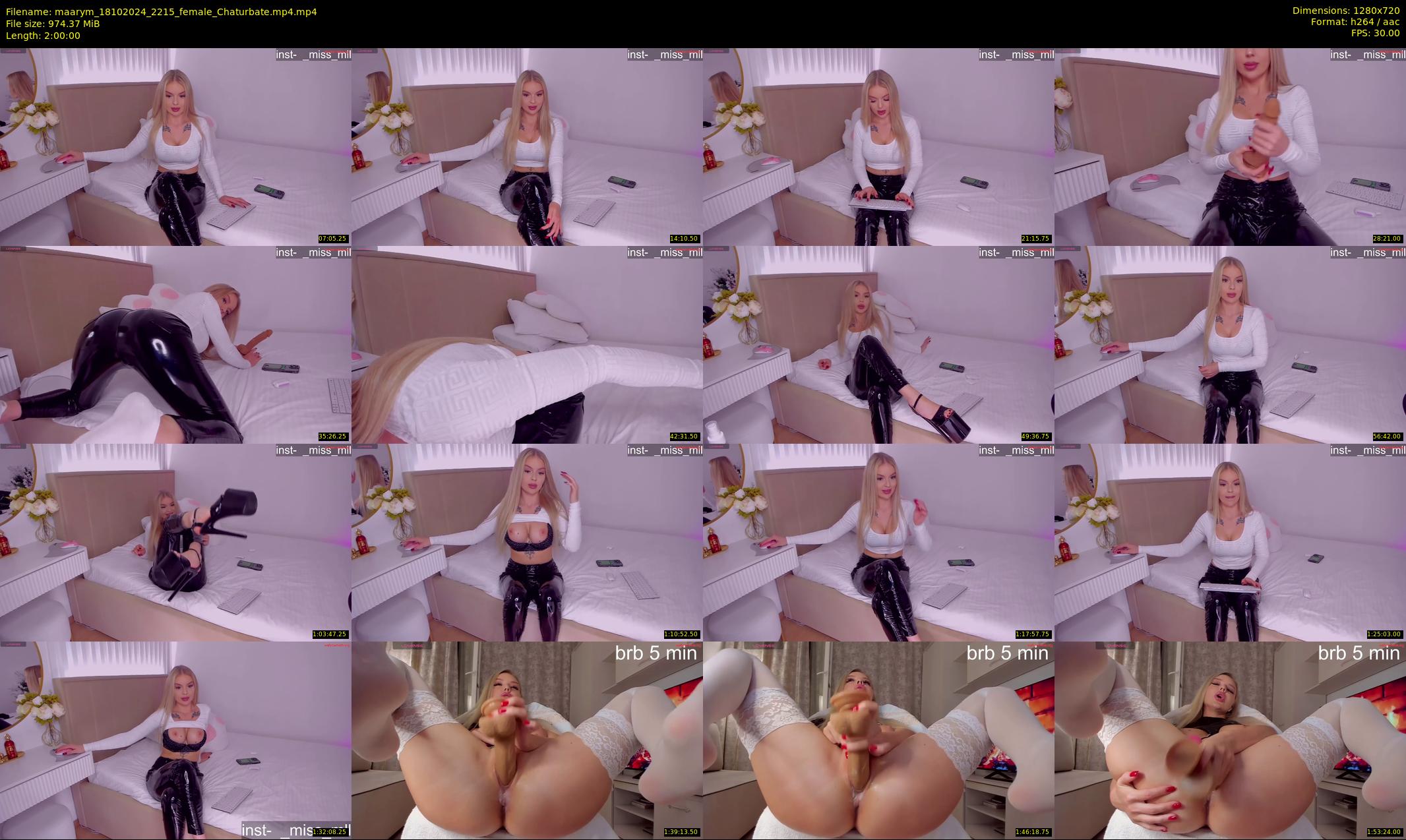 maarym — 120 minute Chaturbate couple cam show recording, 720p, Oct 18, 2024