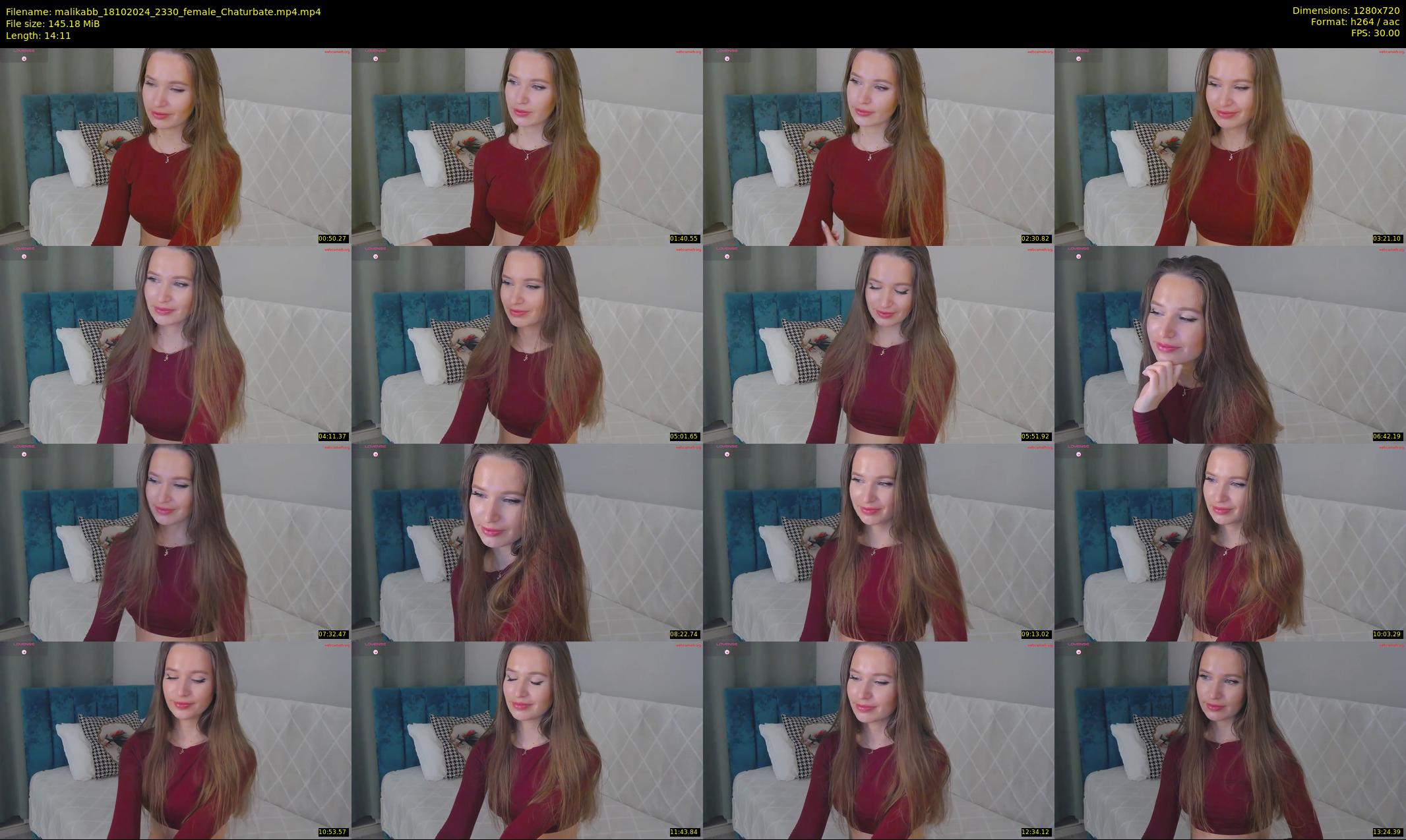 malikabb — 15 minute Chaturbate female cam show recording, 720p, Oct 18, 2024