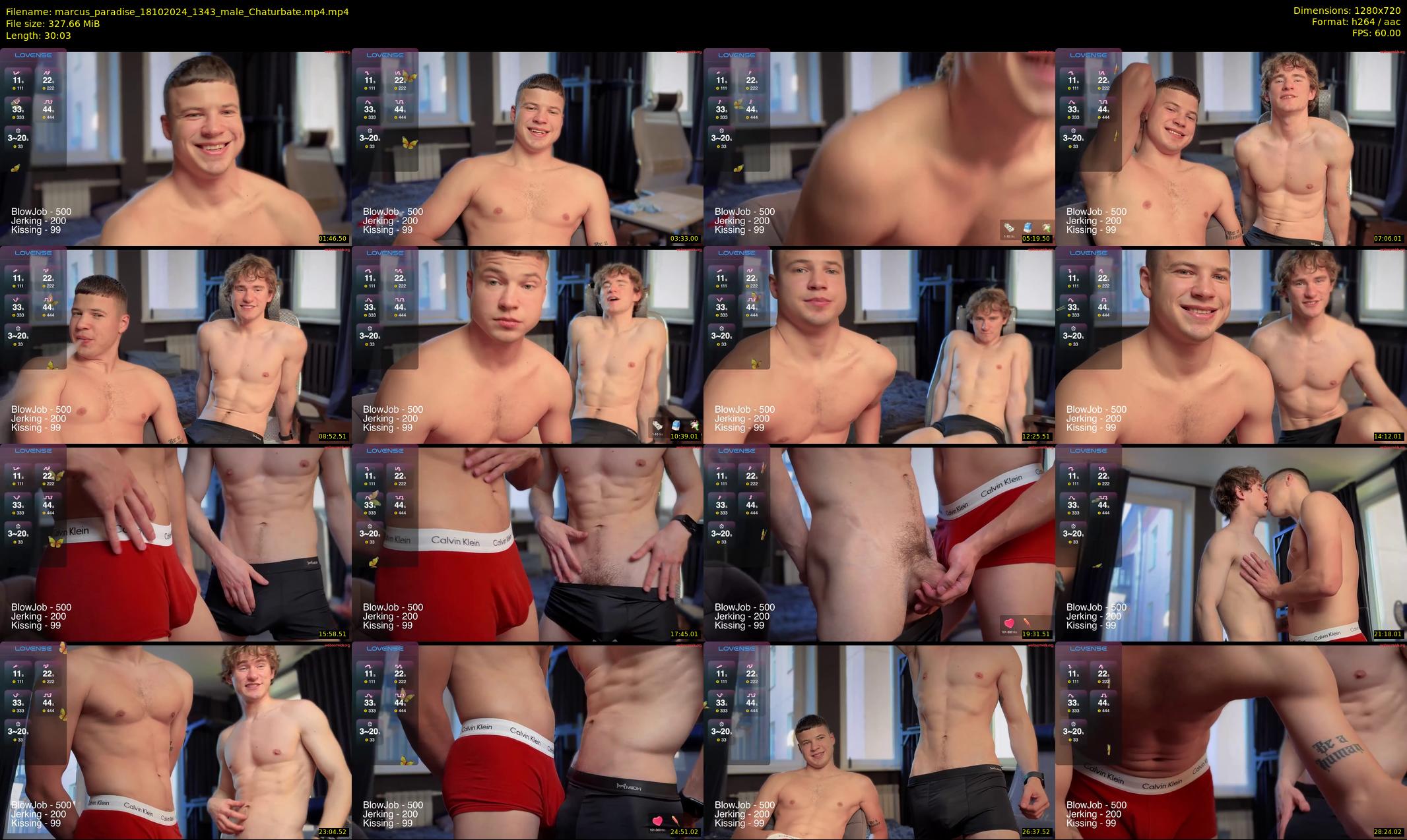 marcus_paradise — 31 minute Chaturbate male cam show recording, 720p, Oct 18, 2024