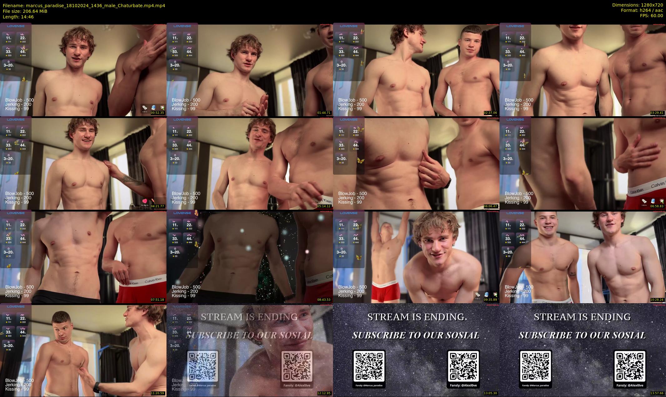 marcus_paradise — 15 minute Chaturbate male cam show recording, 720p, Oct 18, 2024