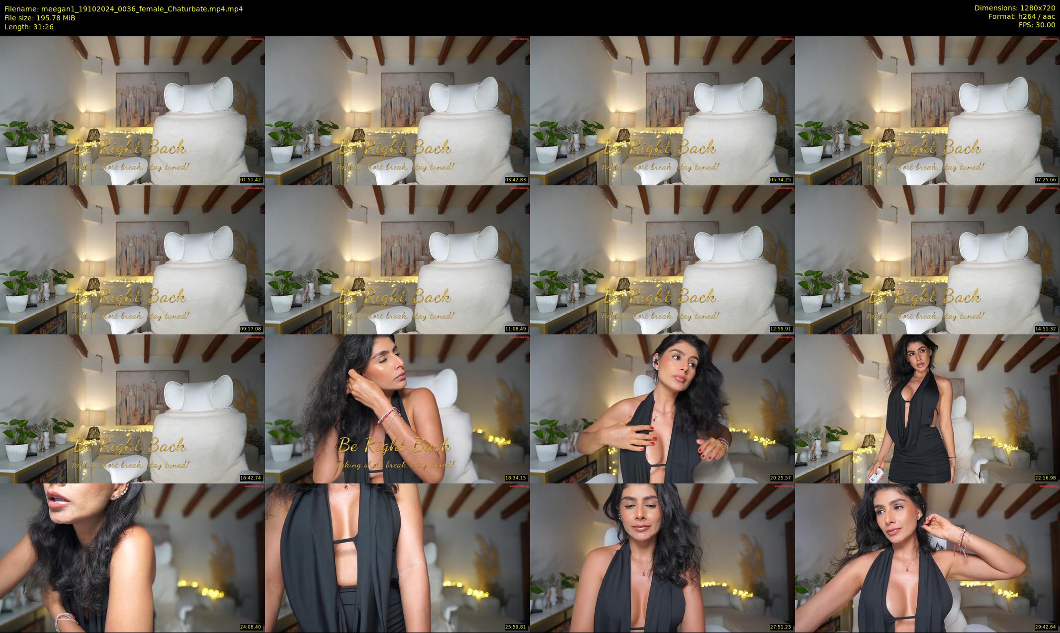 meegan1 — 32 minute Chaturbate female cam show recording, 720p, Oct 19, 2024
