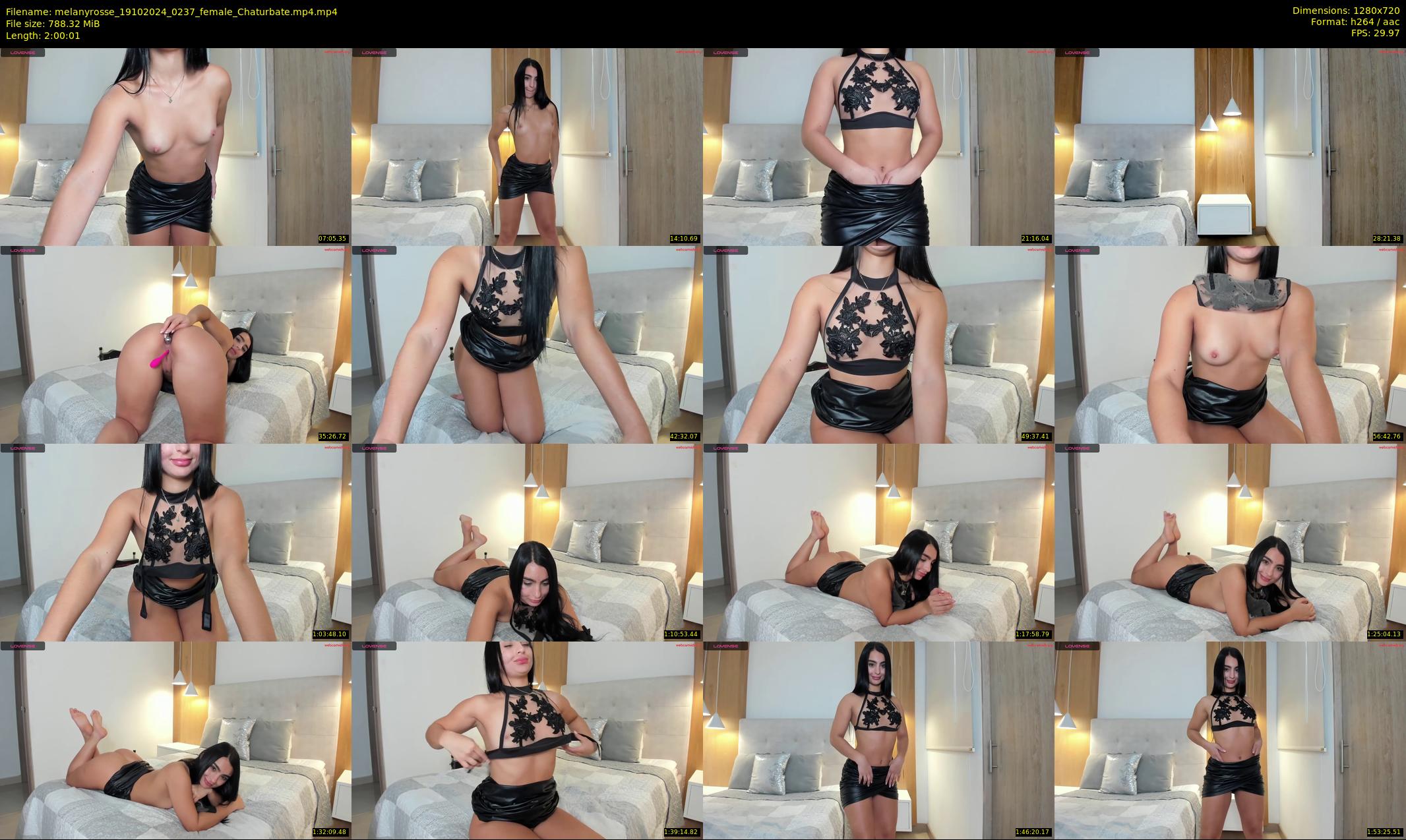 melanyrosse — 121 minute Chaturbate female cam show recording, 720p, Oct 19, 2024