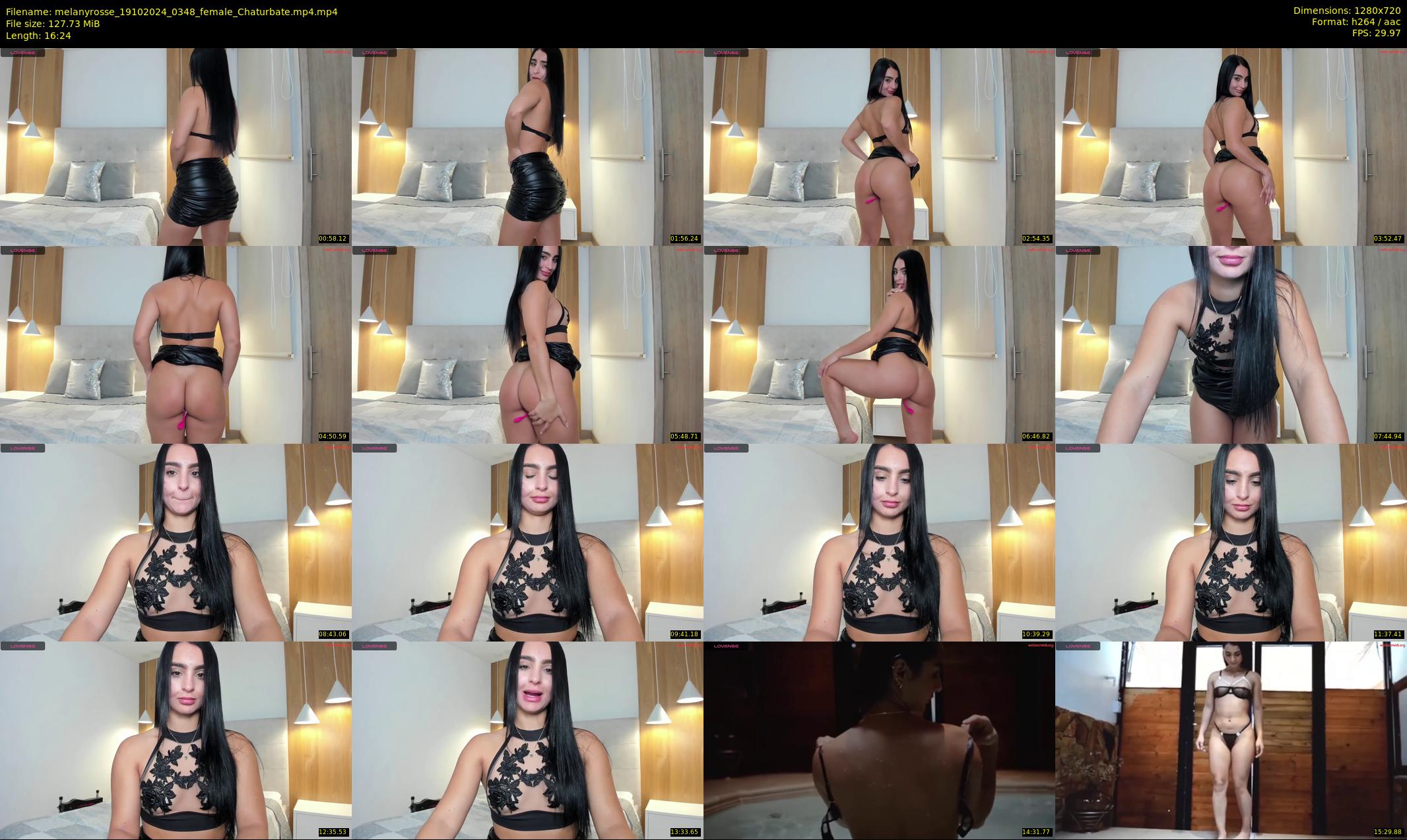 melanyrosse — 17 minute Chaturbate female cam show recording, 720p, Oct 19, 2024