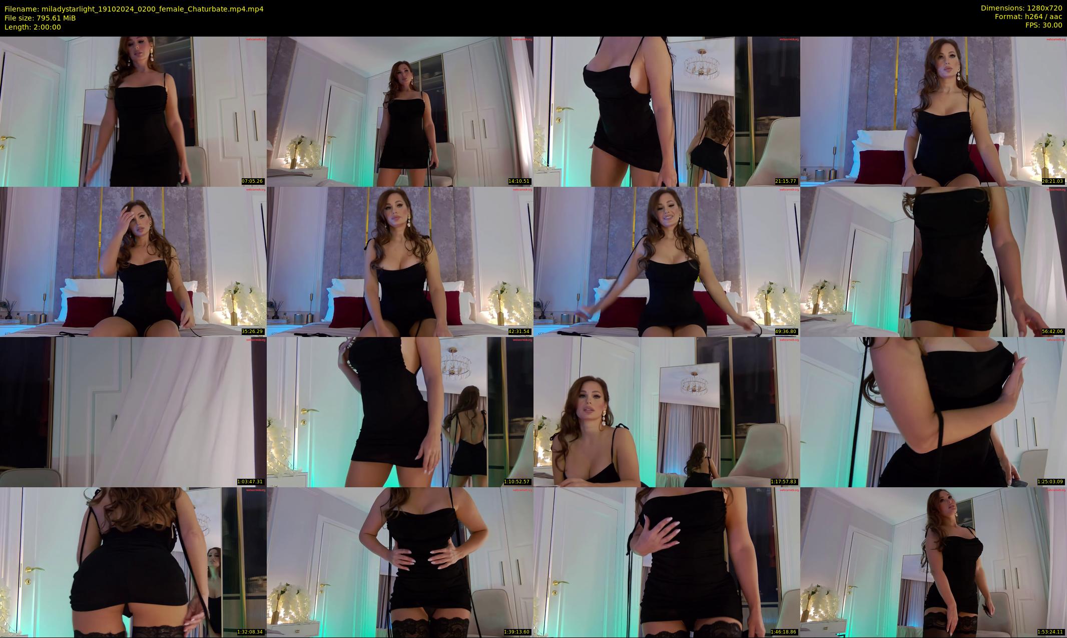 miladystarlight — 120 minute Chaturbate female cam show recording, 720p, Oct 19, 2024