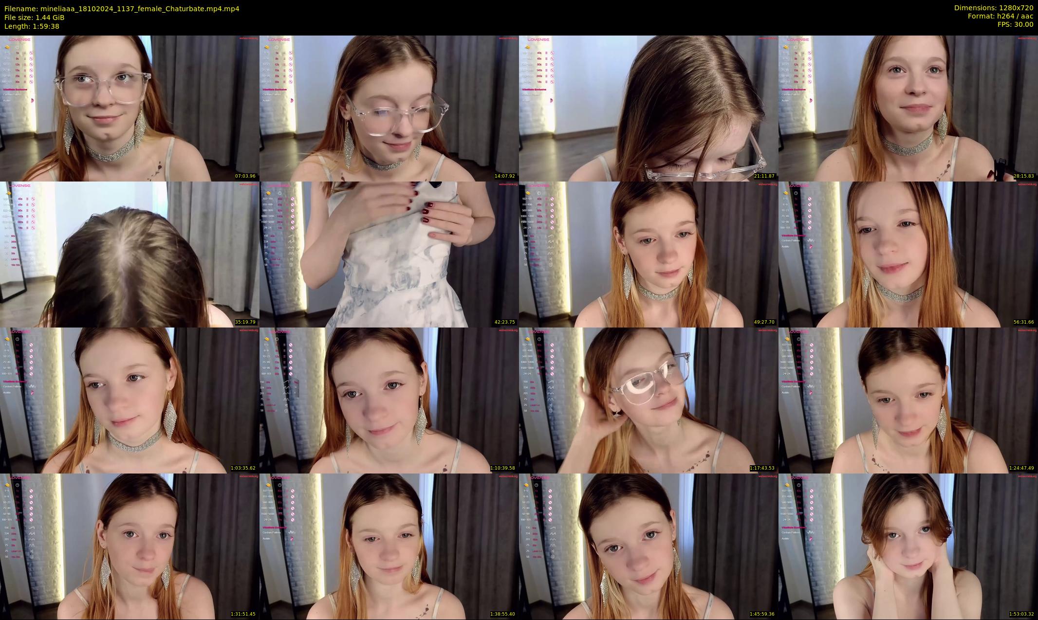 mineliaaa — 120 minute Chaturbate female cam show recording, 720p, Oct 18, 2024