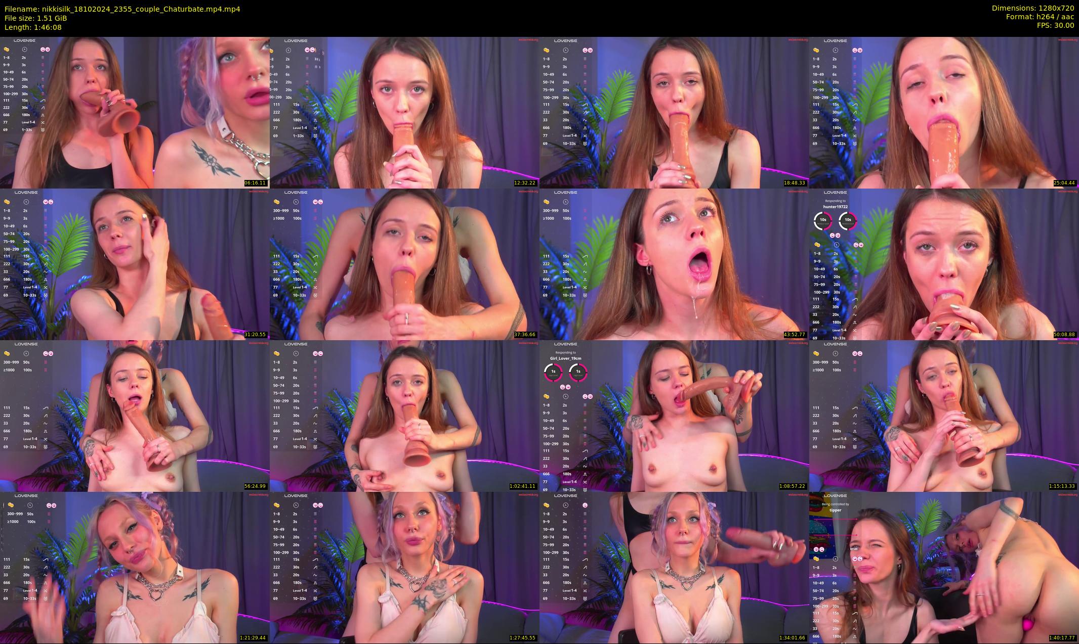 nikkisilk — 107 minute Chaturbate female cam show recording, 720p, Oct 18, 2024