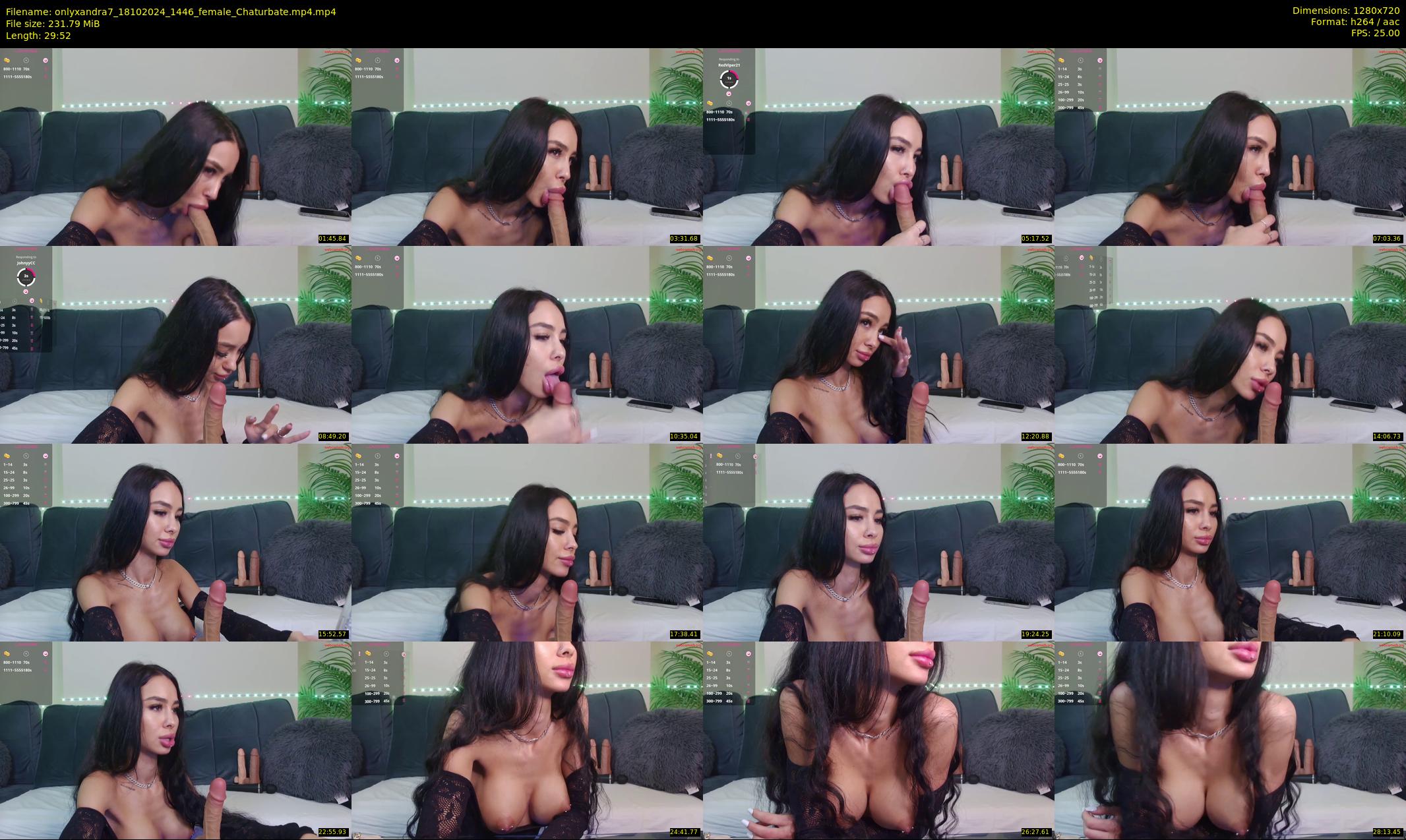 onlyxandra7 — 30 minute Chaturbate female cam show recording, 720p, Oct 18, 2024