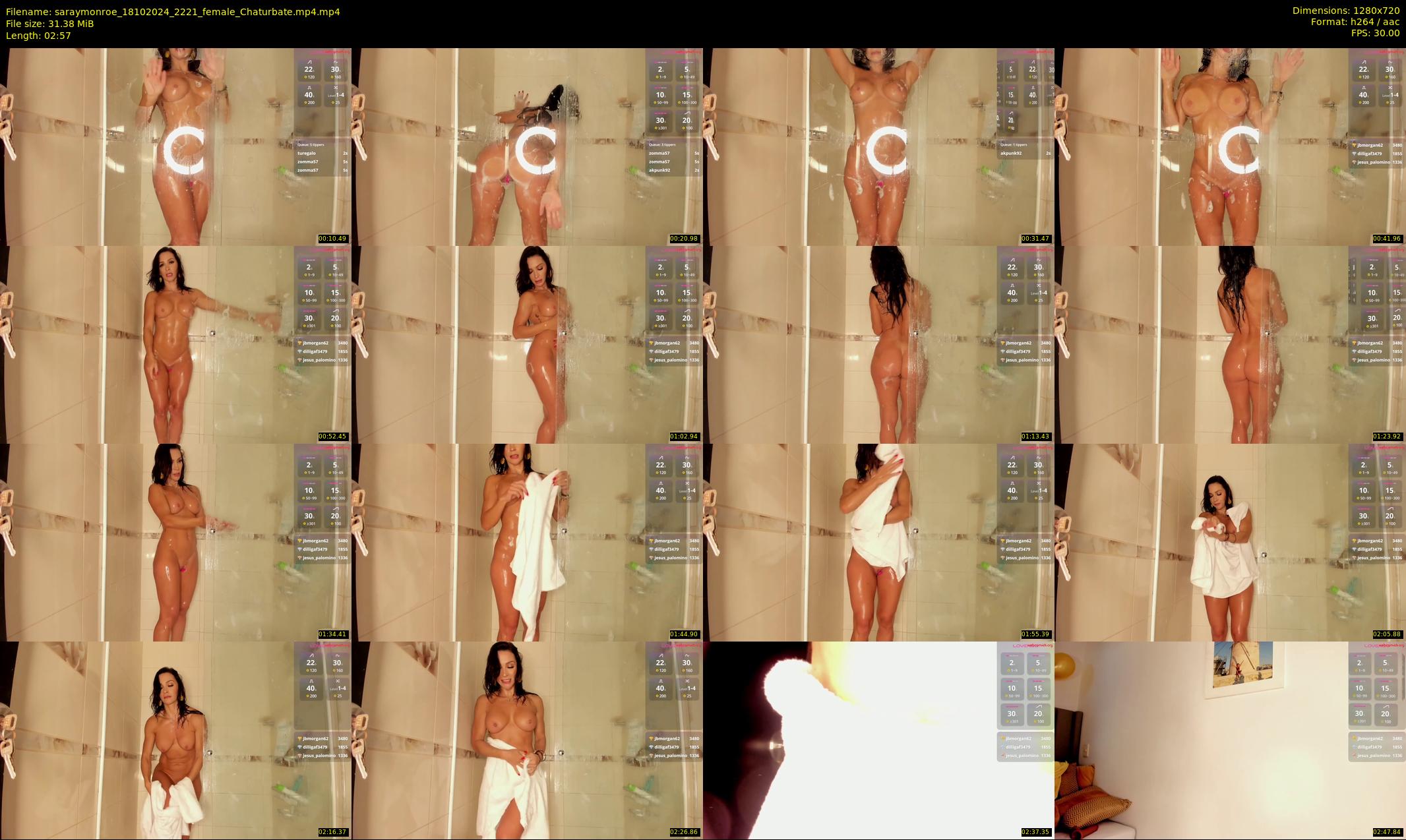 saraymonroe — 3 minute Chaturbate female cam show recording, 720p, Oct 18, 2024