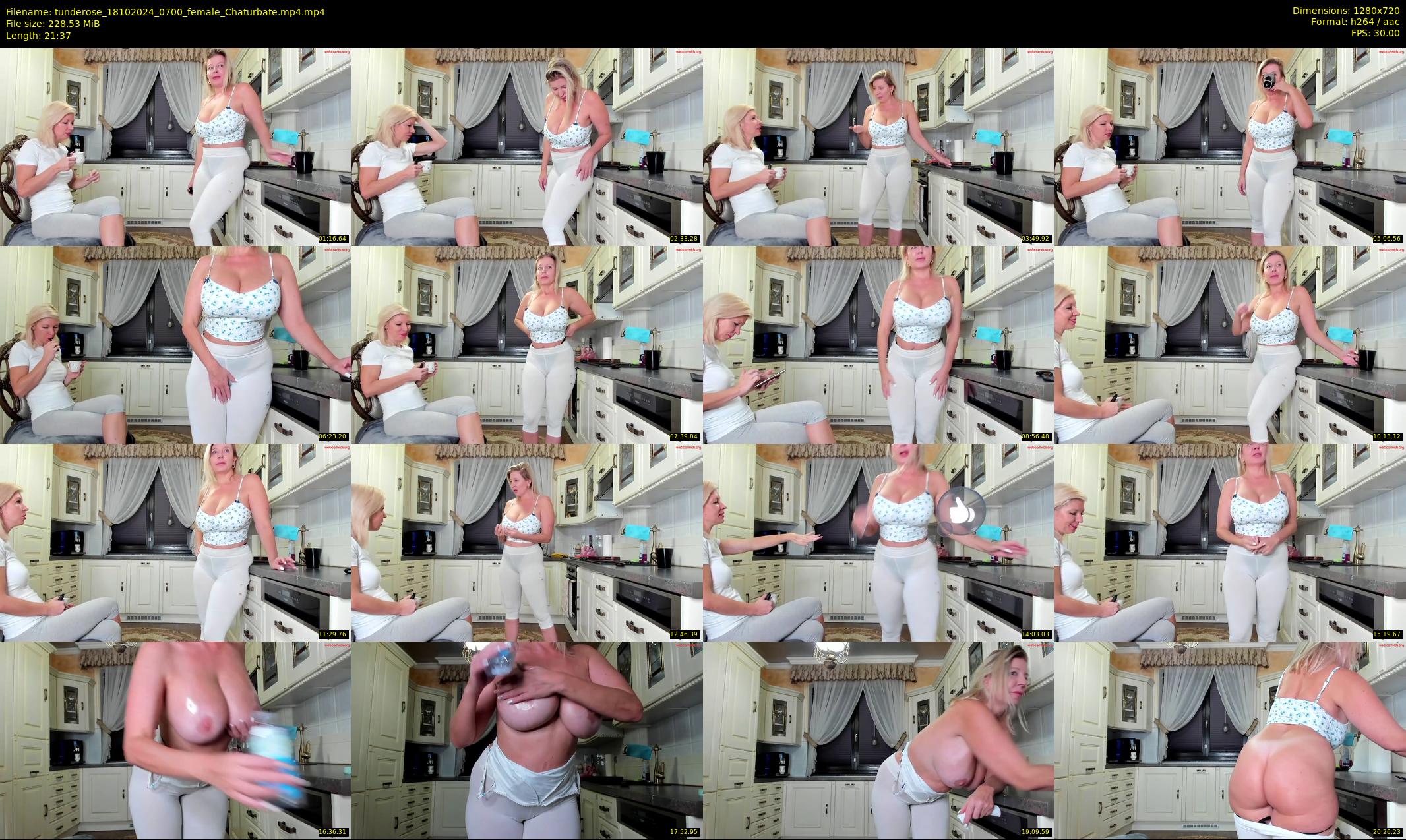 tunderose — 22 minute Chaturbate female cam show recording, 720p, Oct 18, 2024