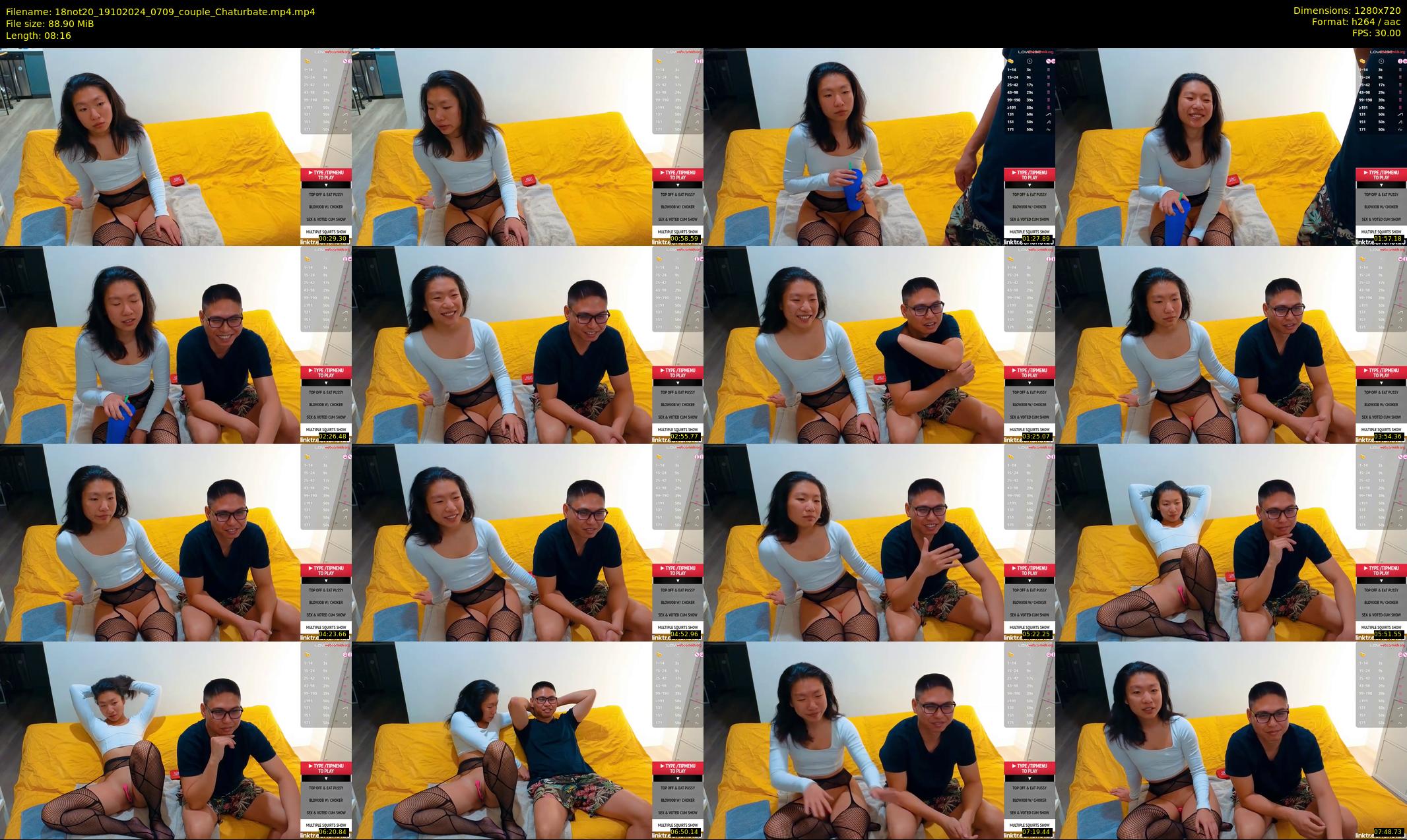 18not20 — 9 minute Chaturbate couple cam show recording, 720p, Oct 19, 2024