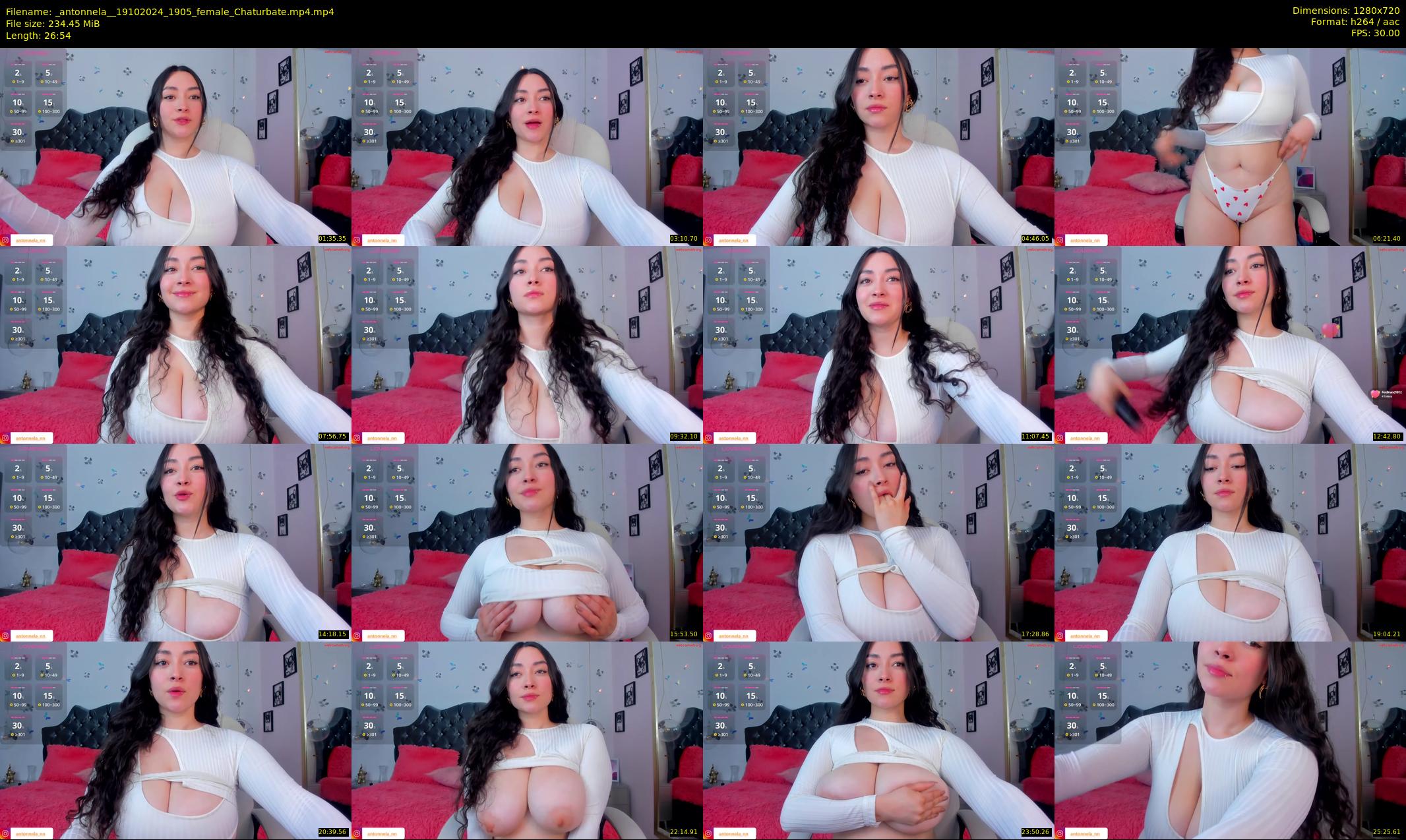 _antonnela_ — 27 minute Chaturbate female cam show recording, 720p, Oct 19, 2024