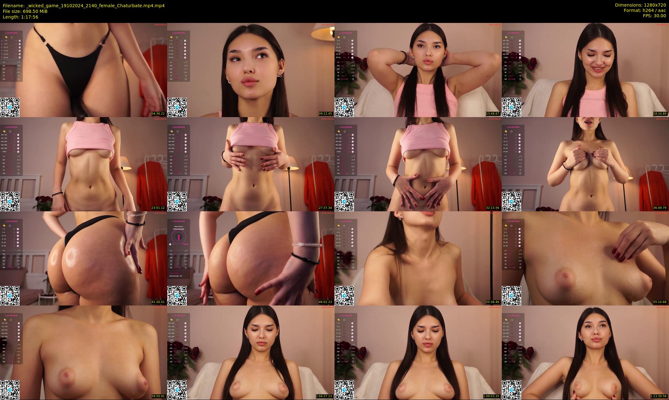 _wicked_game — 78 minute Chaturbate female cam show recording, 720p, Oct 19, 2024