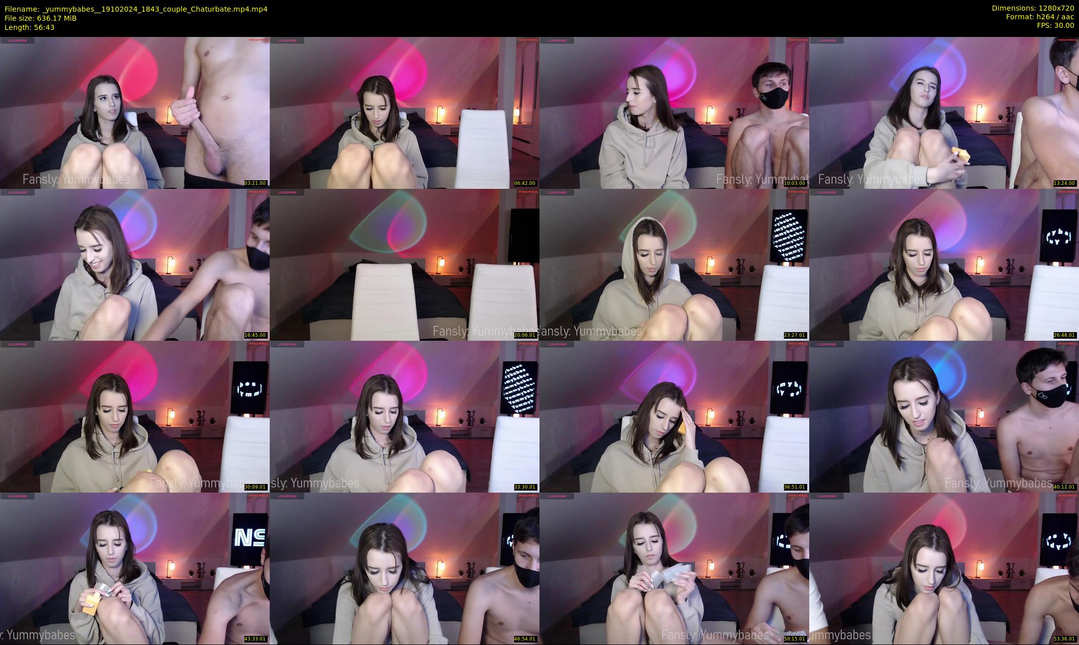 _yummybabes_ — 57 minute Chaturbate couple cam show recording, 720p, Oct 19, 2024