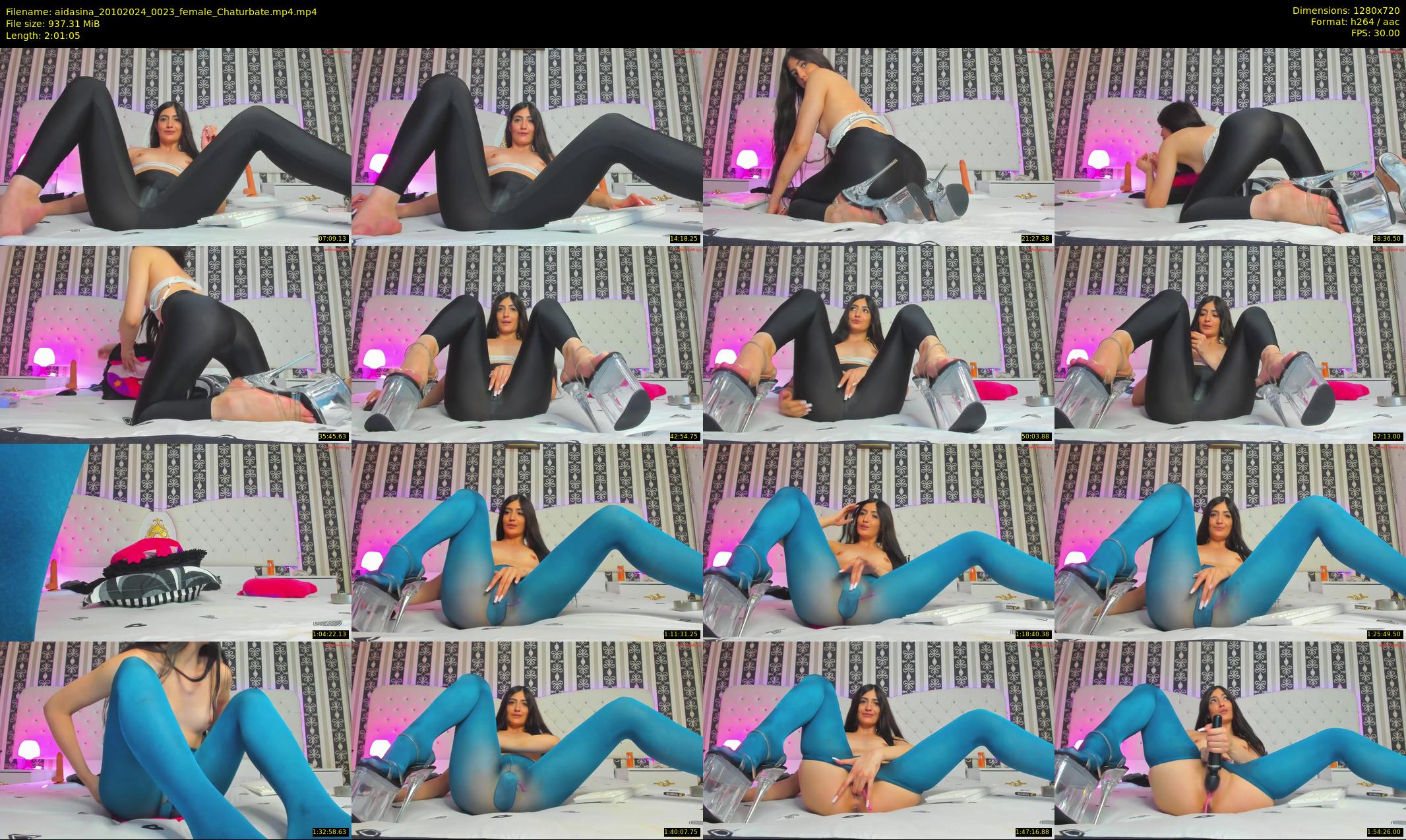 aidasina — 122 minute Chaturbate female cam show recording, 720p, Oct 20, 2024
