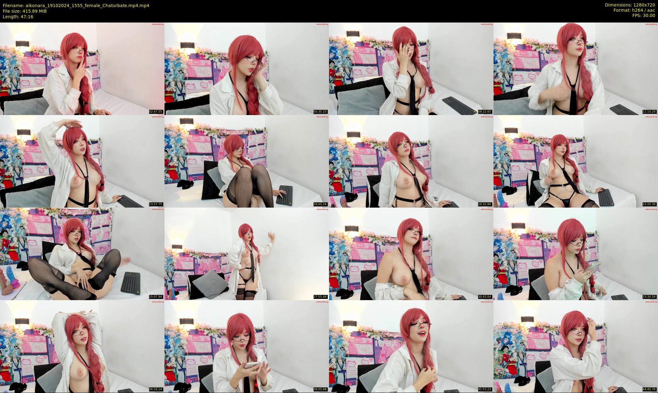 aikonara — 48 minute Chaturbate female cam show recording, 720p, Oct 19, 2024