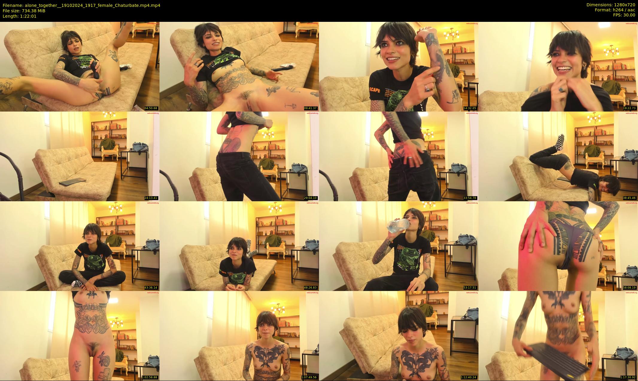 alone_together_ — 83 minute Chaturbate female cam show recording, 720p, Oct 19, 2024