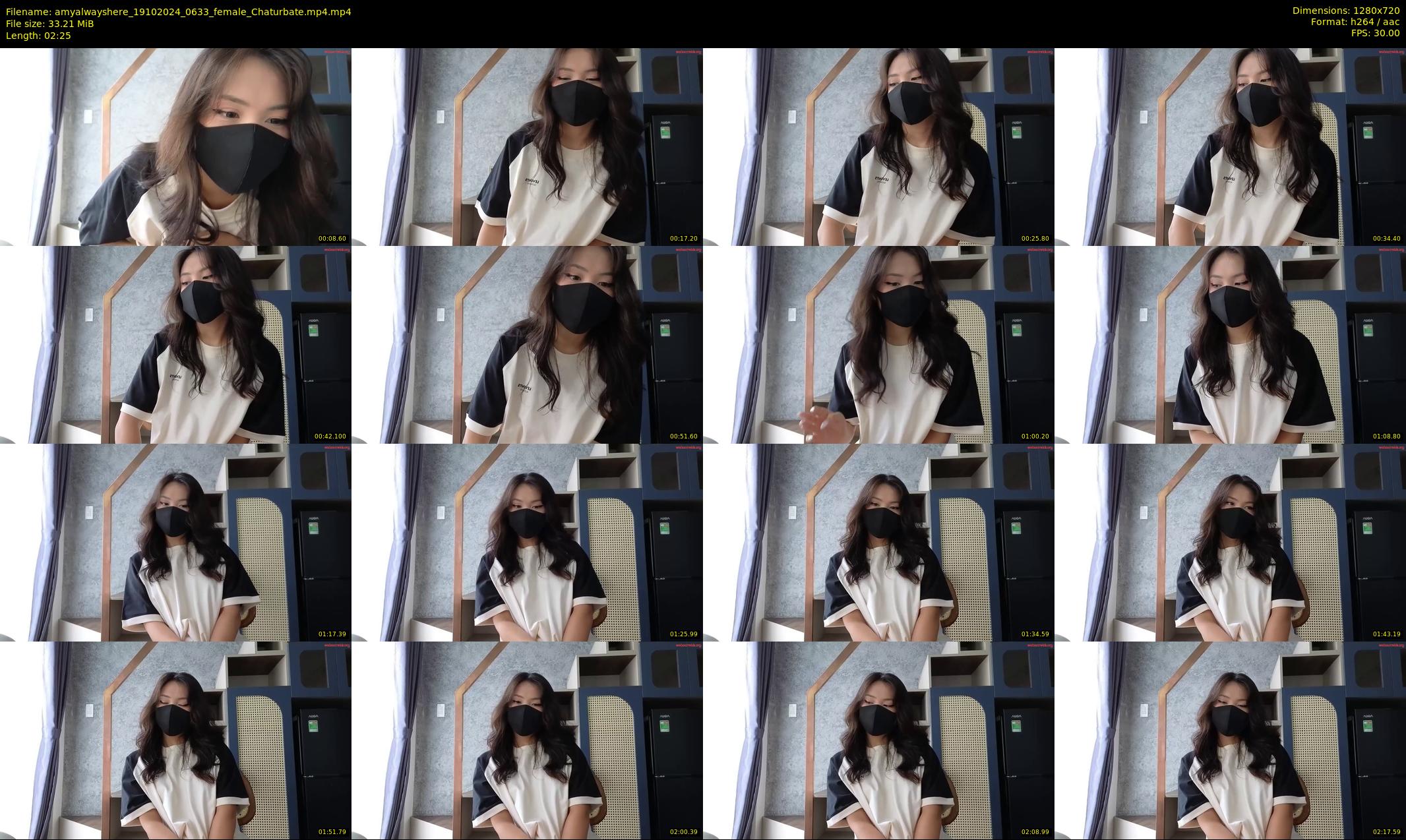 amyalwayshere — 3 minute Chaturbate female cam show recording, 720p, Oct 19, 2024