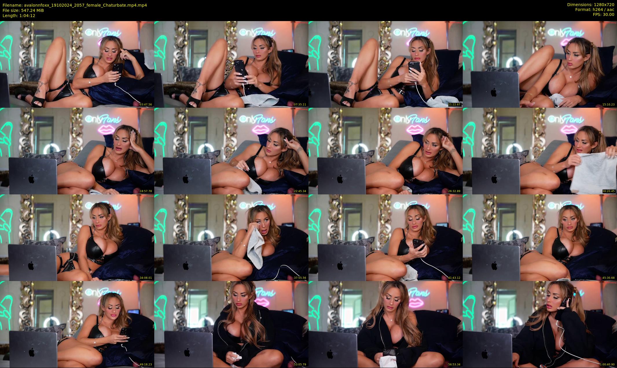 avalonnfoxx — 65 minute Chaturbate female cam show recording, 720p, Oct 19, 2024