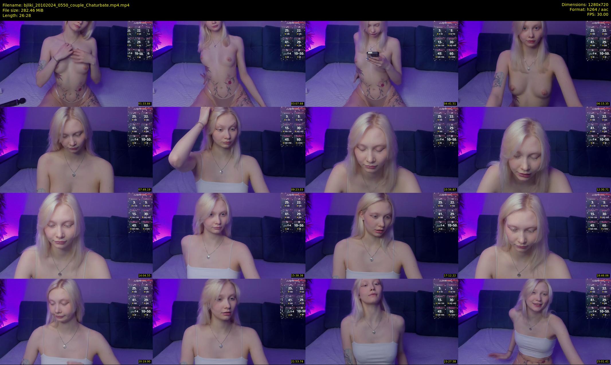 bjliki — 27 minute Chaturbate couple cam show recording, 720p, Oct 20, 2024