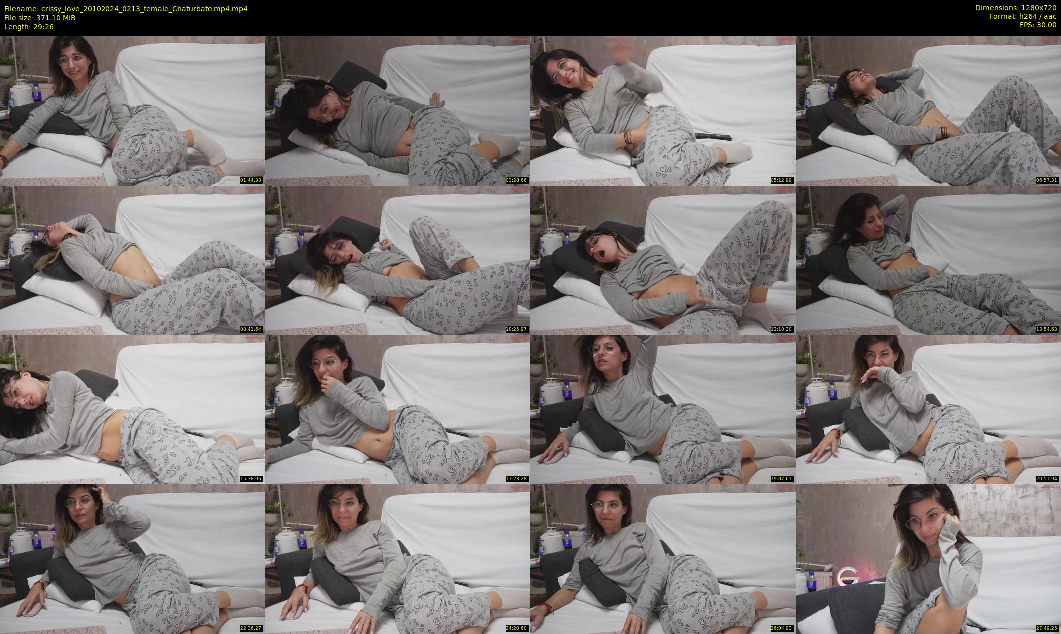 crissy_love — 30 minute Chaturbate female cam show recording, 720p, Oct 20, 2024