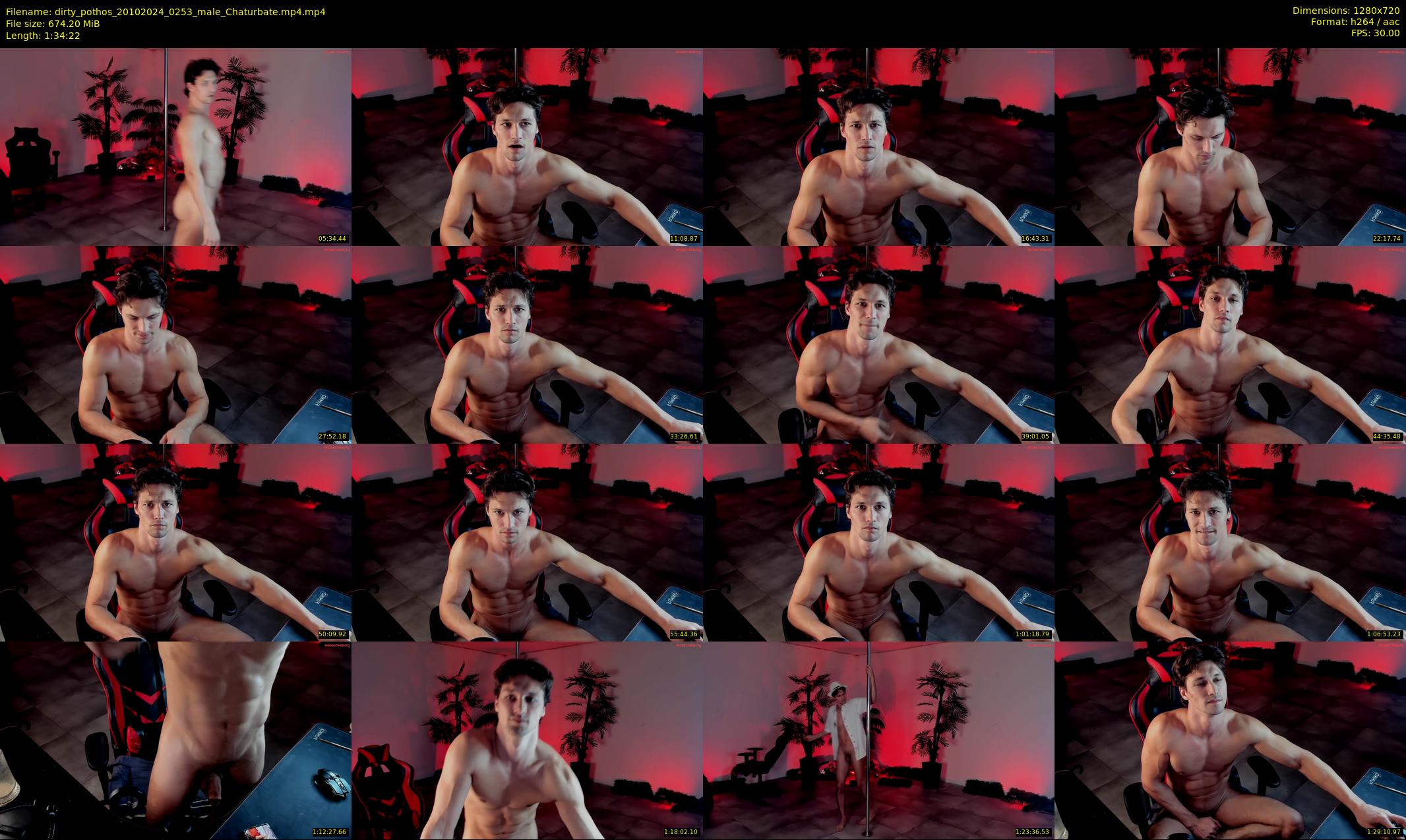 dirty_pothos — 95 minute Chaturbate male cam show recording, 720p, Oct 20, 2024