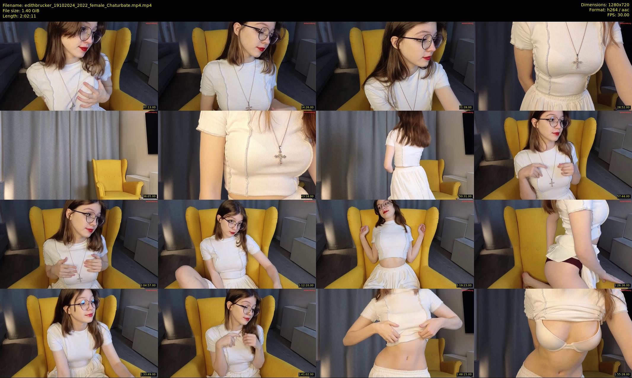edithbrucker — 123 minute Chaturbate female cam show recording, 720p, Oct 19, 2024