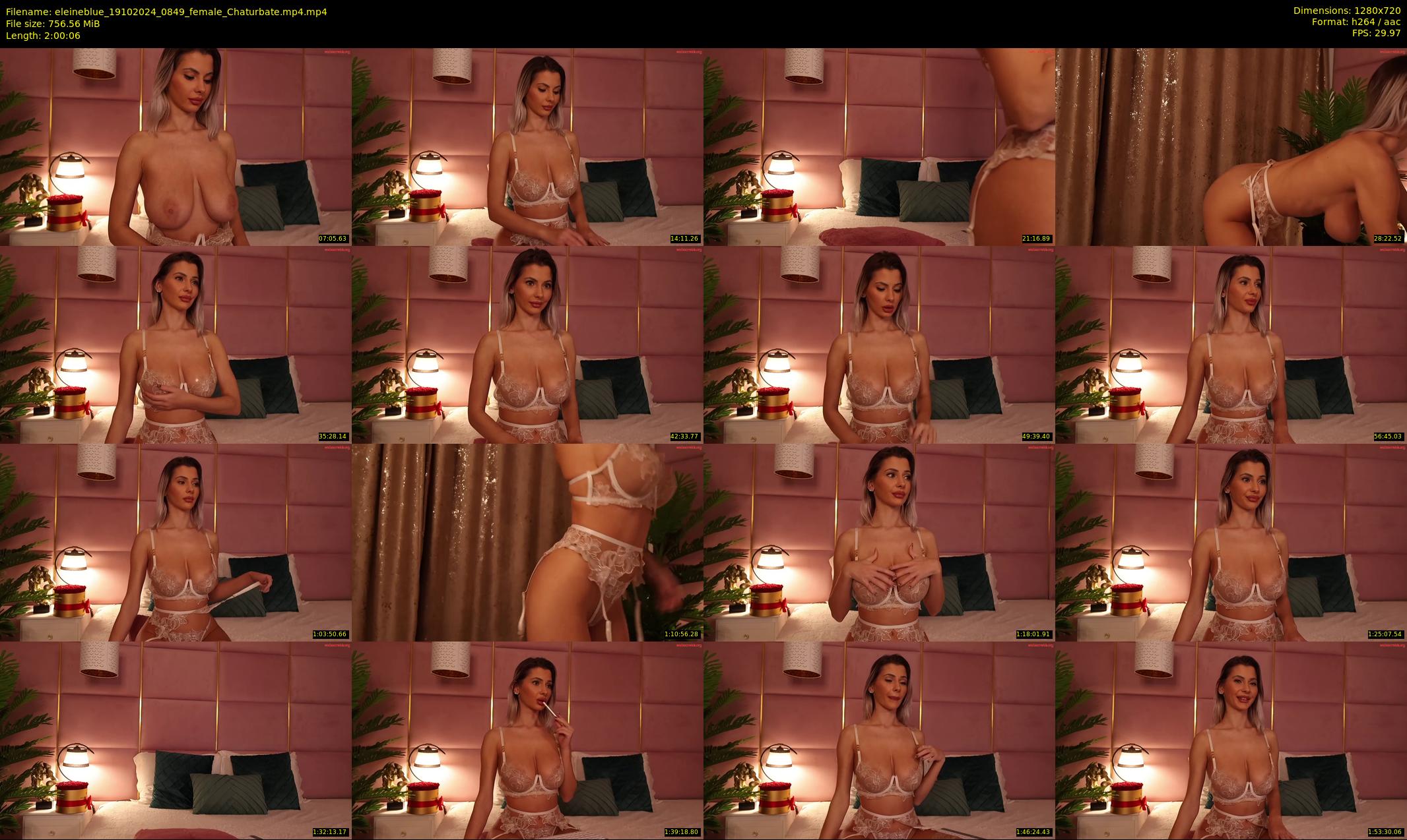 eleineblue — 121 minute Chaturbate female cam show recording, 720p, Oct 19, 2024