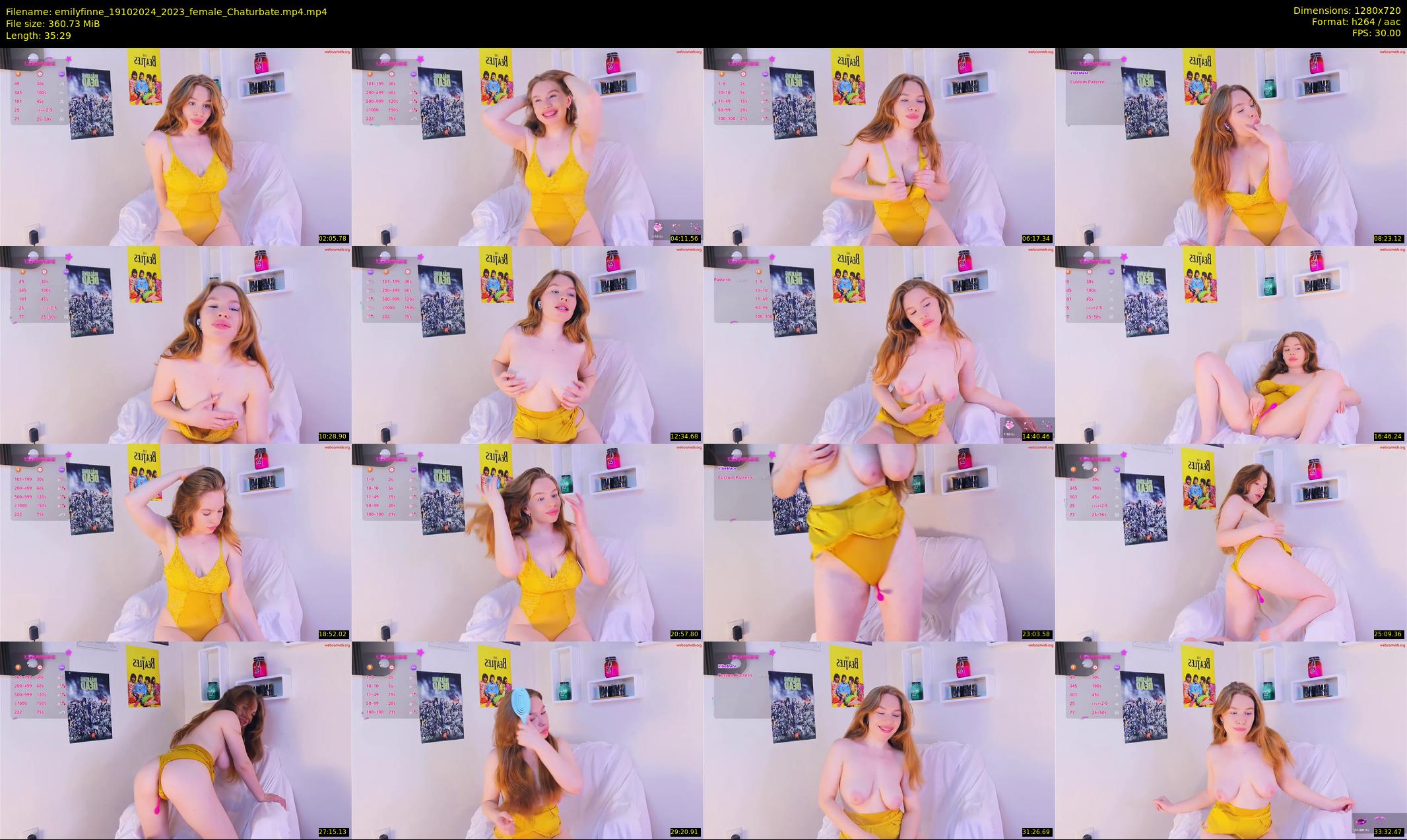 emilyfinne — 36 minute Chaturbate female cam show recording, 720p, Oct 19, 2024