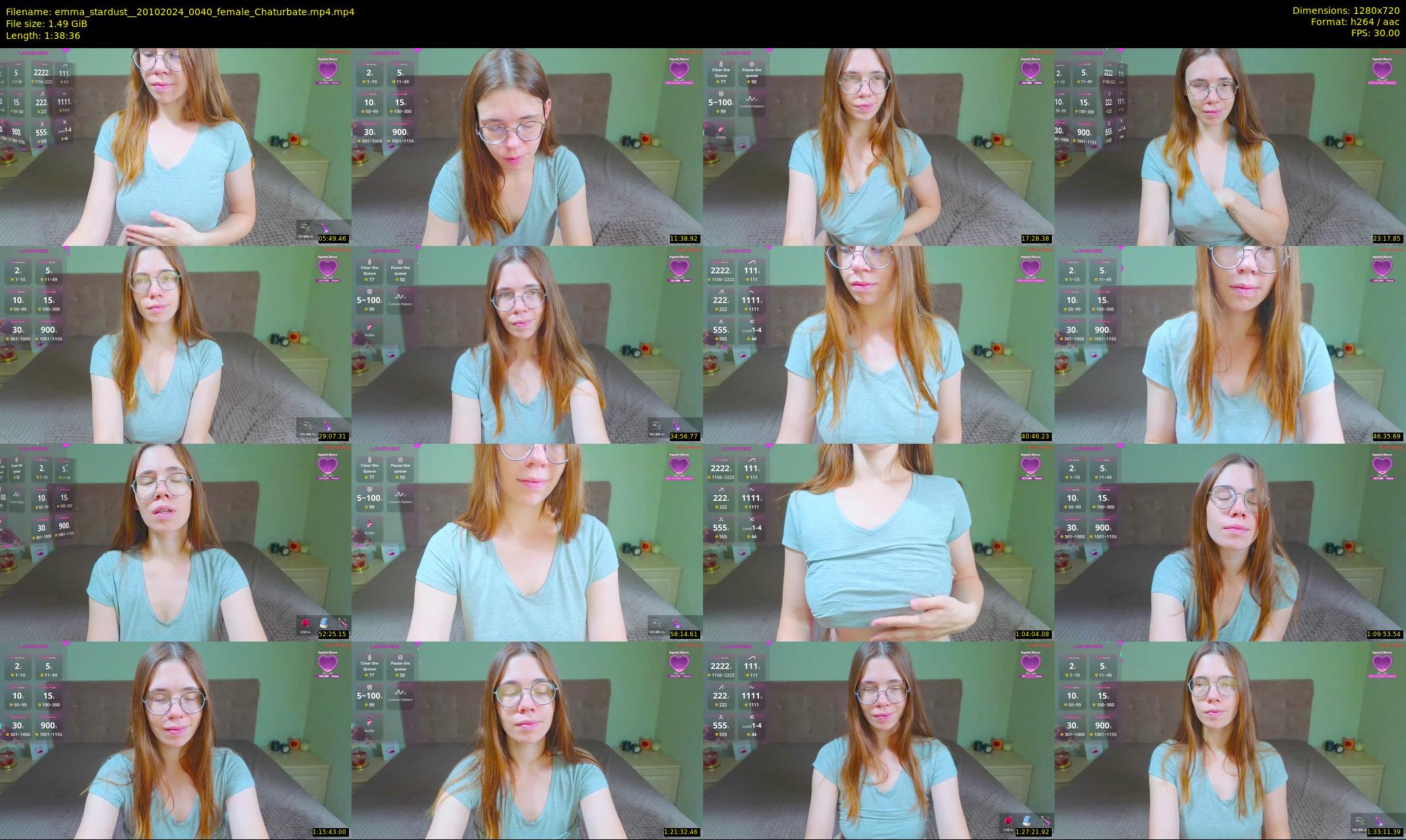emma_stardust_ — 99 minute Chaturbate female cam show recording, 720p, Oct 20, 2024