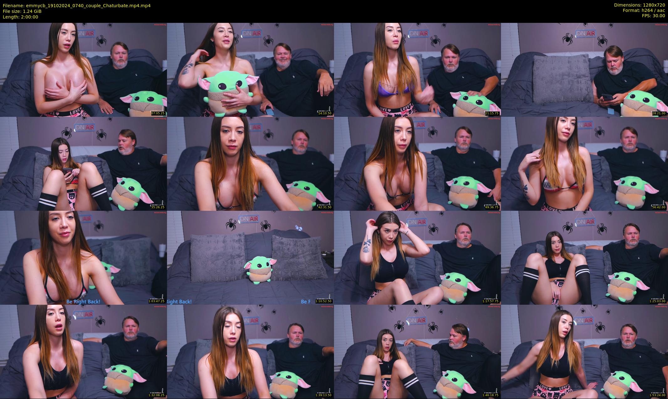 emmycb — 120 minute Chaturbate female cam show recording, 720p, Oct 19, 2024