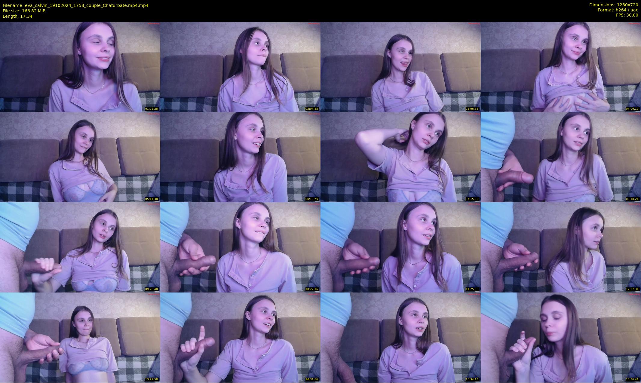 eva_calvin — 18 minute Chaturbate couple cam show recording, 720p, Oct 19, 2024