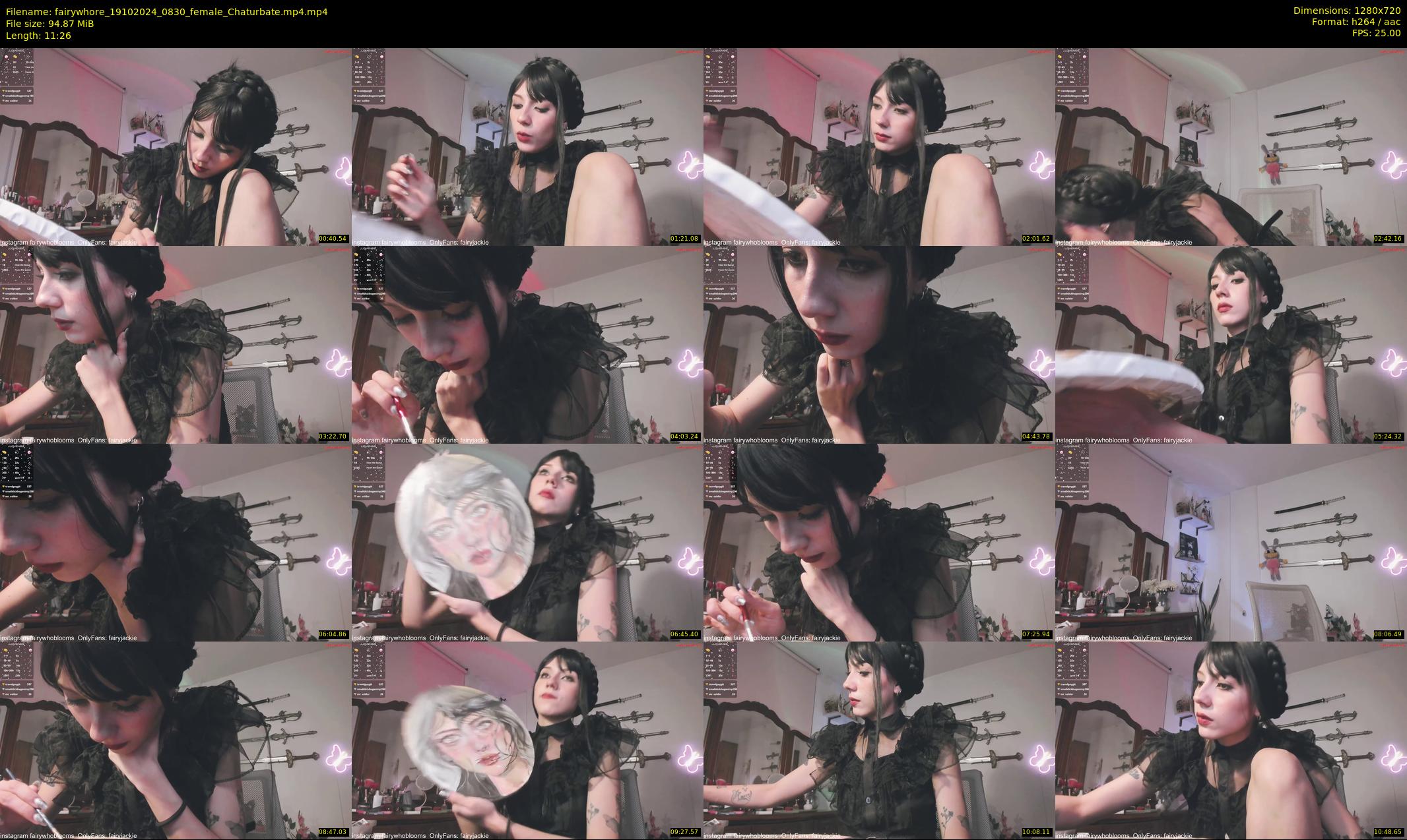 fairywhore — 12 minute Chaturbate female cam show recording, 720p, Oct 19, 2024