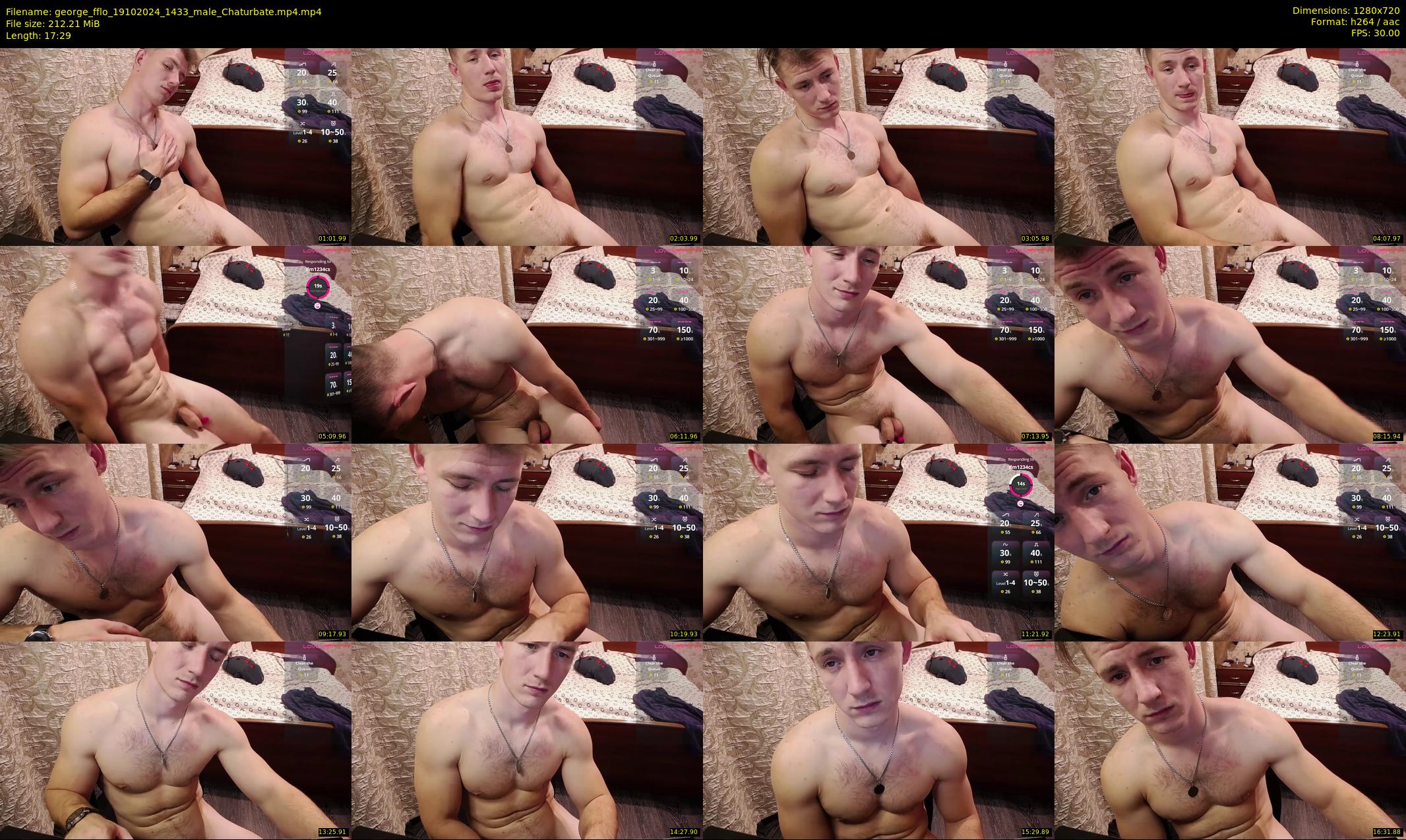 george_fflo — 18 minute Chaturbate male cam show recording, 720p, Oct 19, 2024