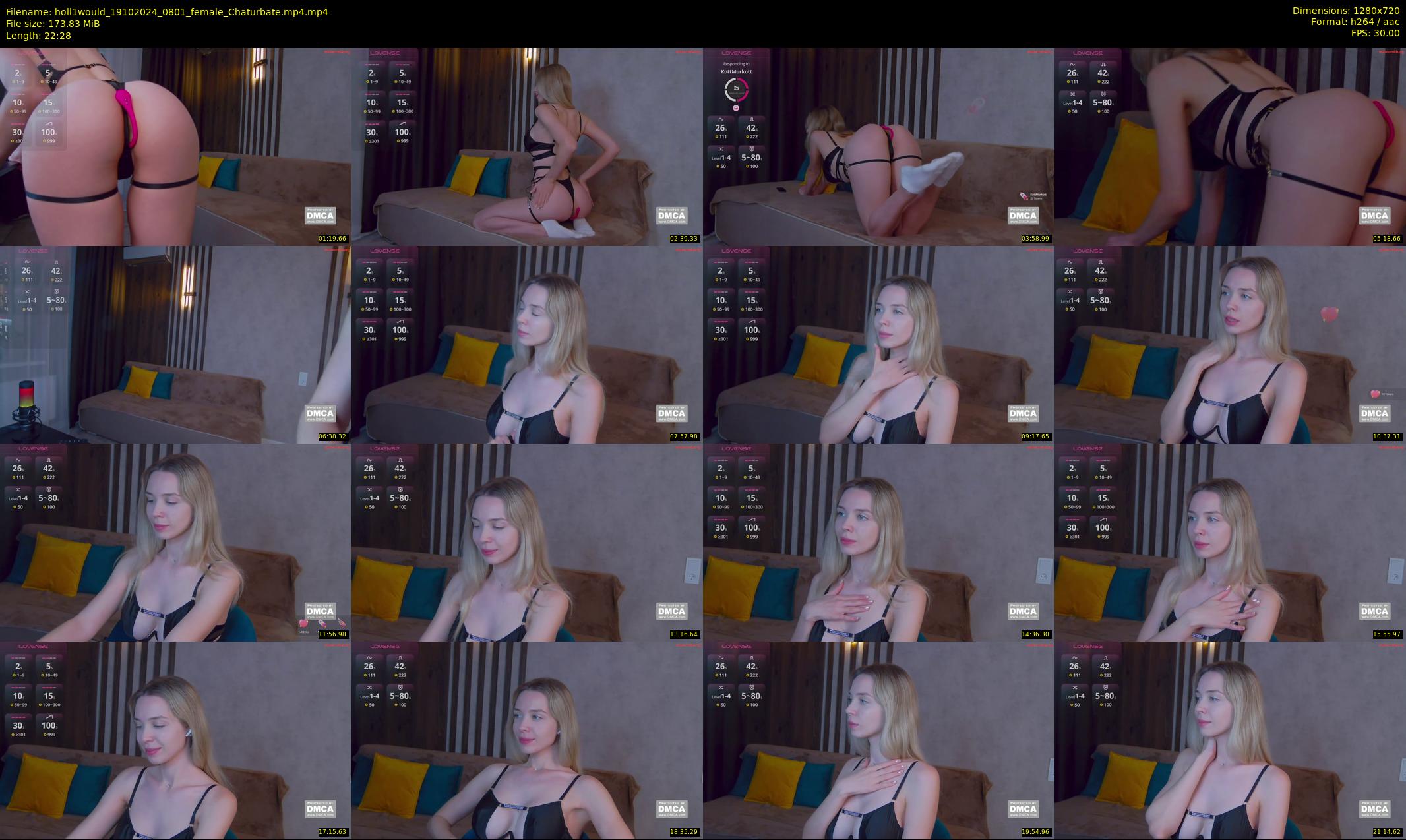 holl1would — 23 minute Chaturbate female cam show recording, 720p, Oct 19, 2024