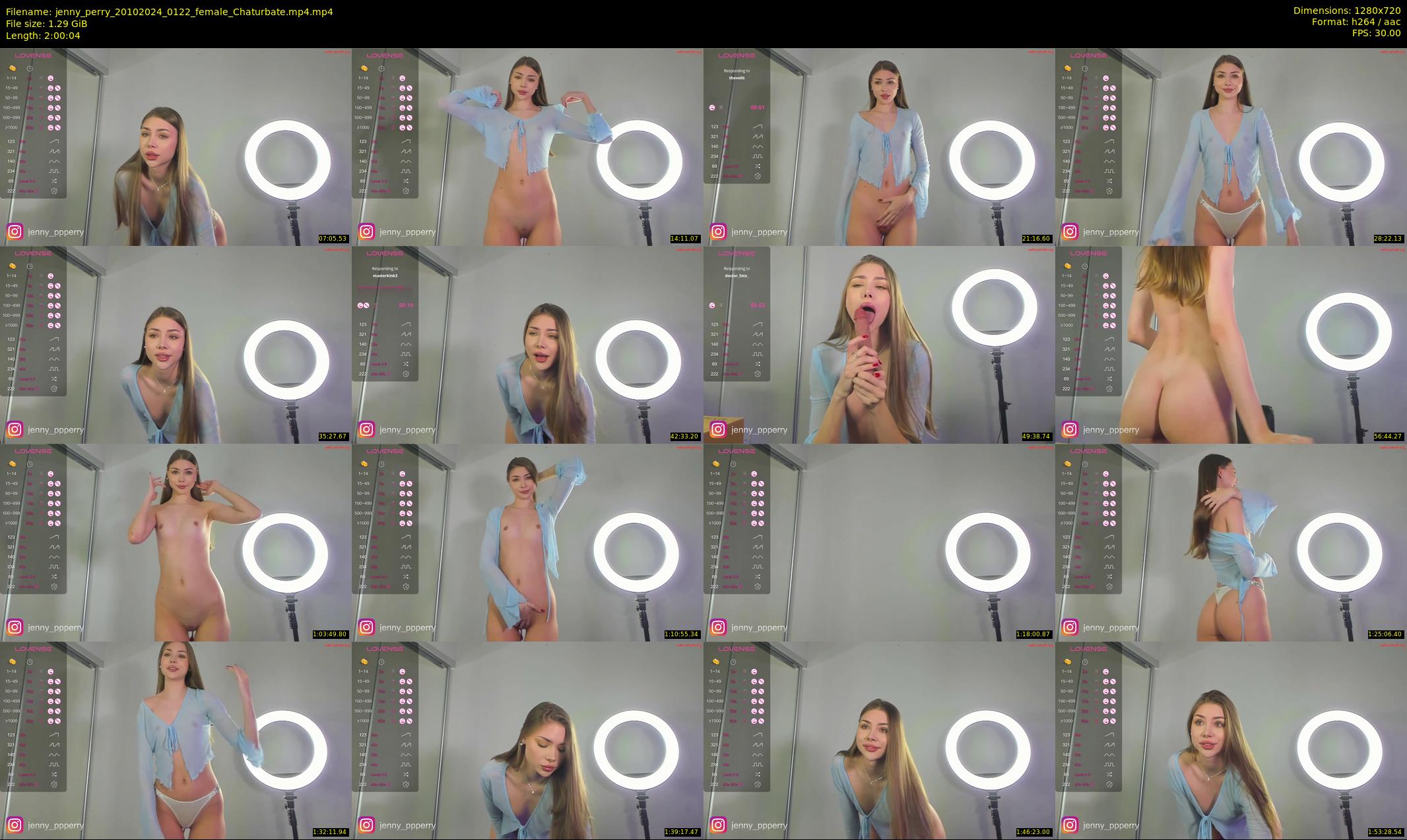 jenny_perry — 121 minute Chaturbate female cam show recording, 720p, Oct 20, 2024