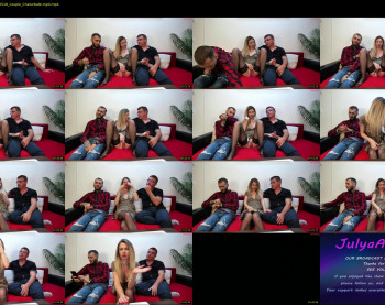 julyaandraul — 19 minute Chaturbate couple cam show recording, 720p, Oct 20, 2024