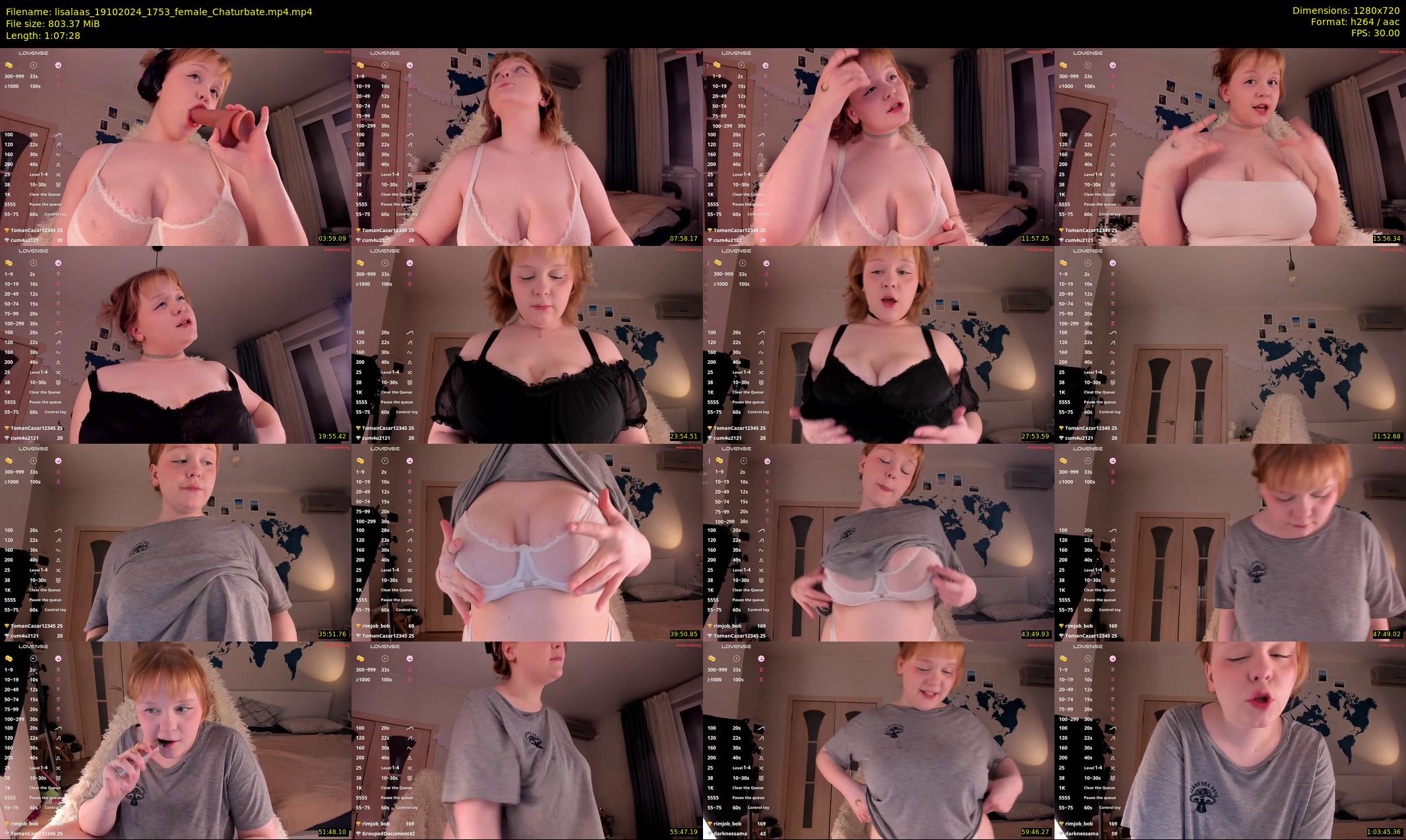 lisalaas — 68 minute Chaturbate female cam show recording, 720p, Oct 19, 2024