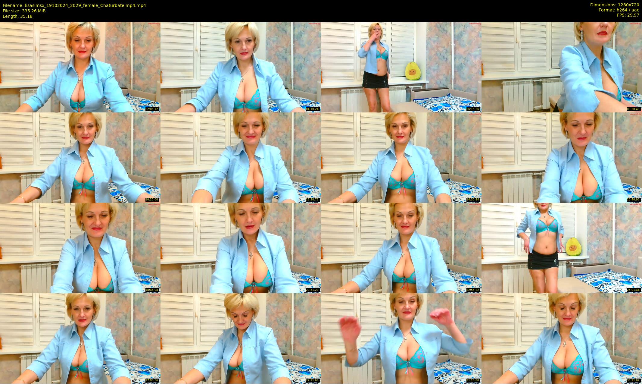 lisasimsx — 36 minute Chaturbate female cam show recording, 720p, Oct 19, 2024